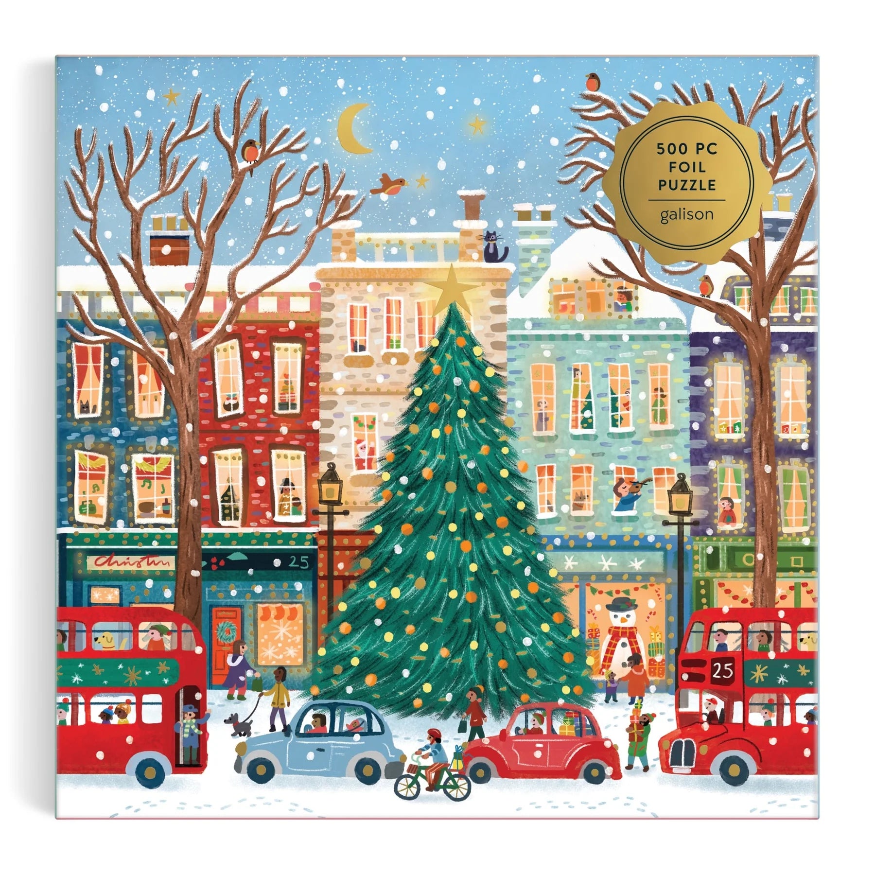 Galison | 500pc Puzzle - Tinsel City