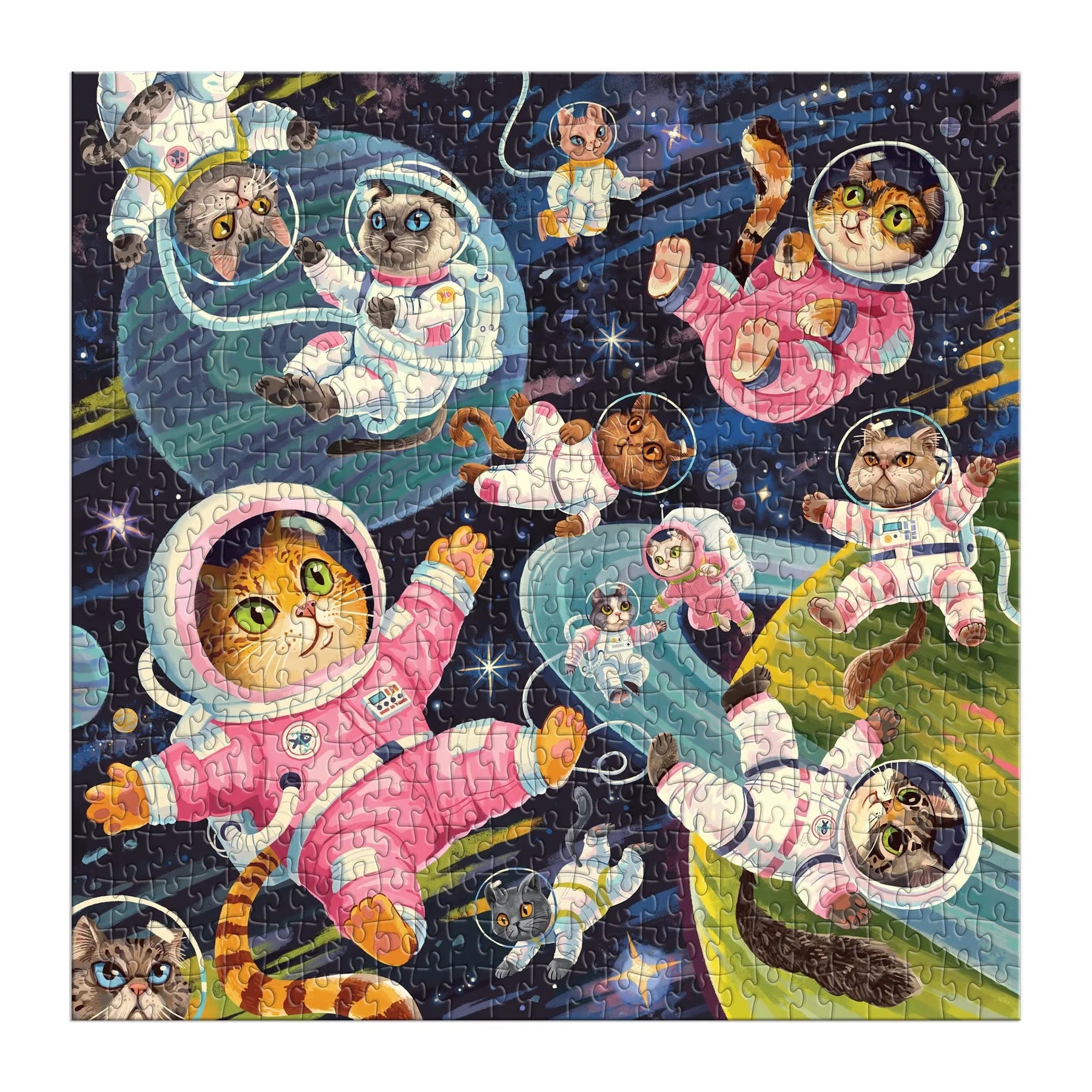 Galison | 500pc Puzzle - A Space Meowdyssey