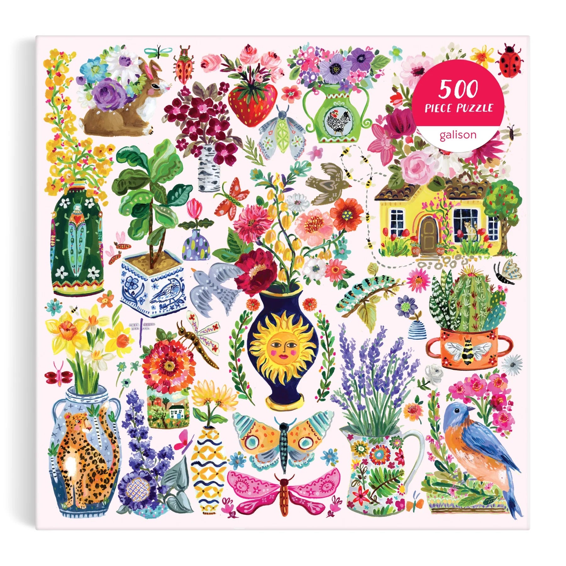 Galison | 500pc Puzzle - Buzzy Bouquets
