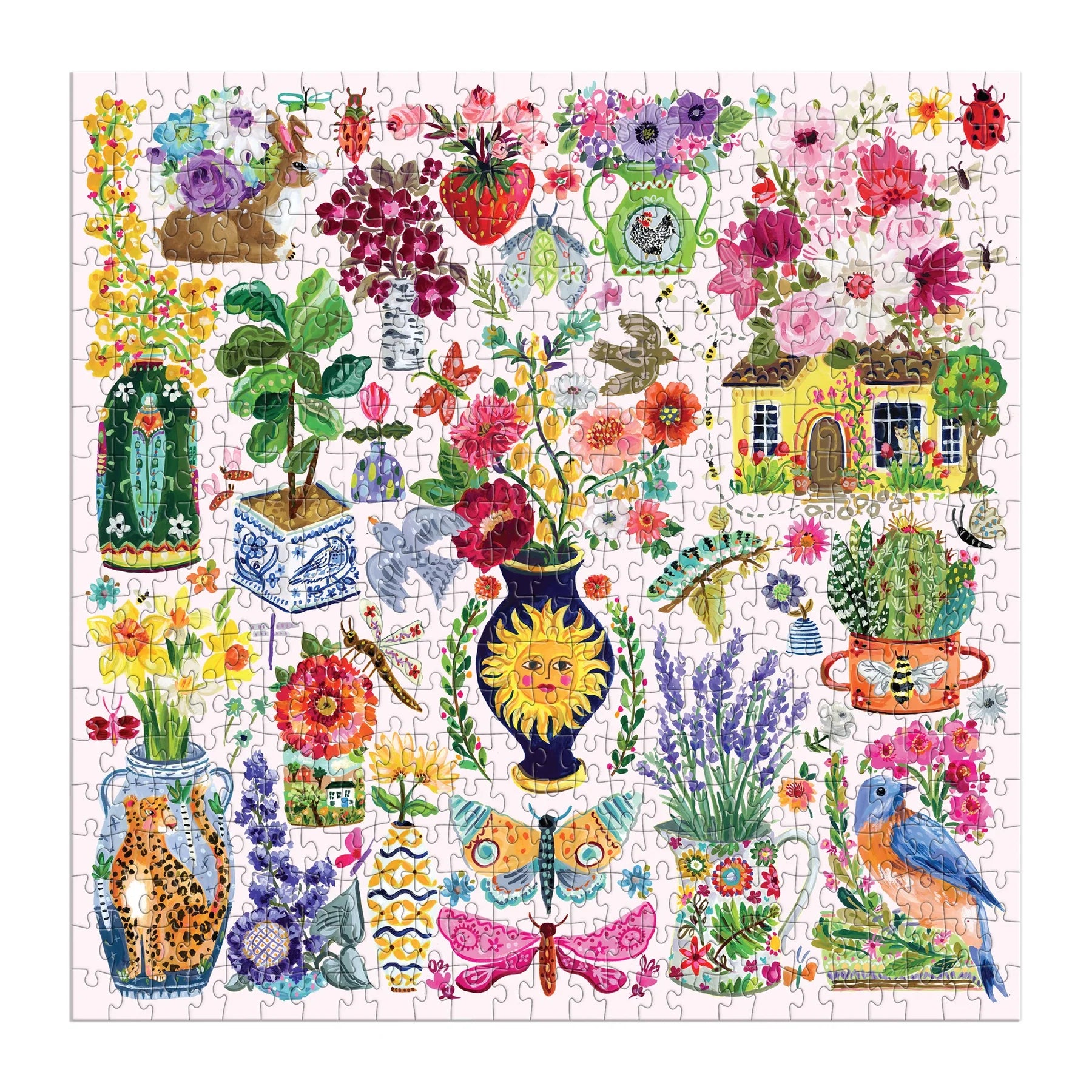 Galison | 500pc Puzzle - Buzzy Bouquets