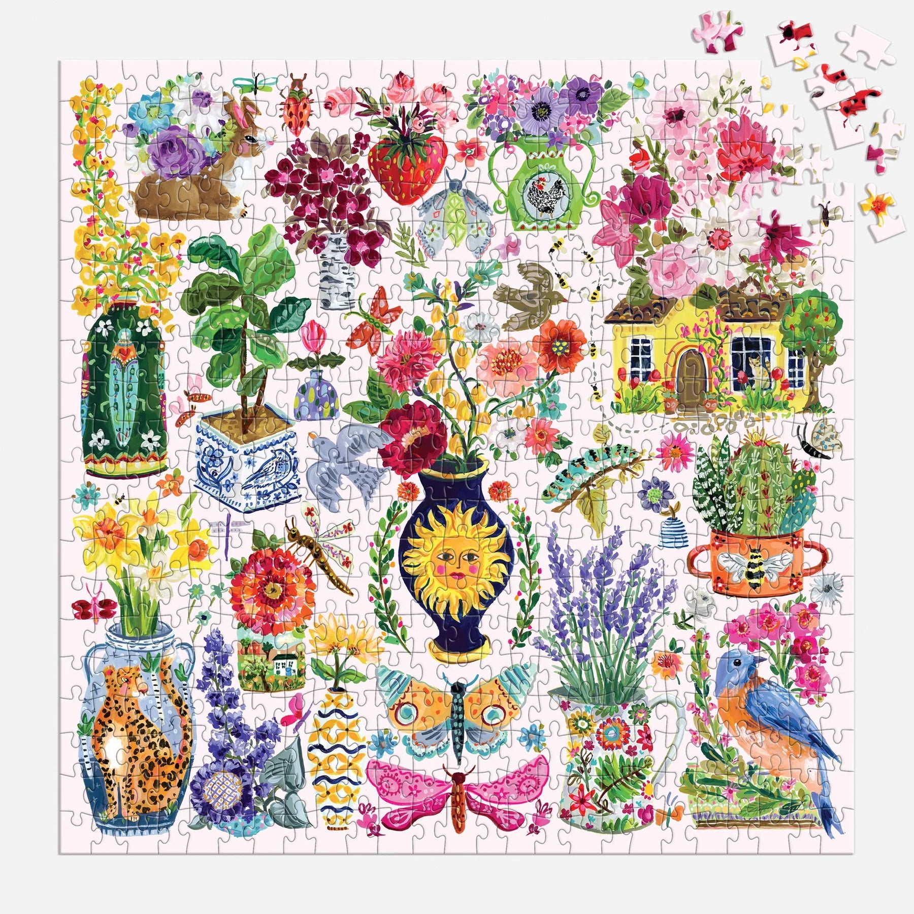 Galison | 500pc Puzzle - Buzzy Bouquets