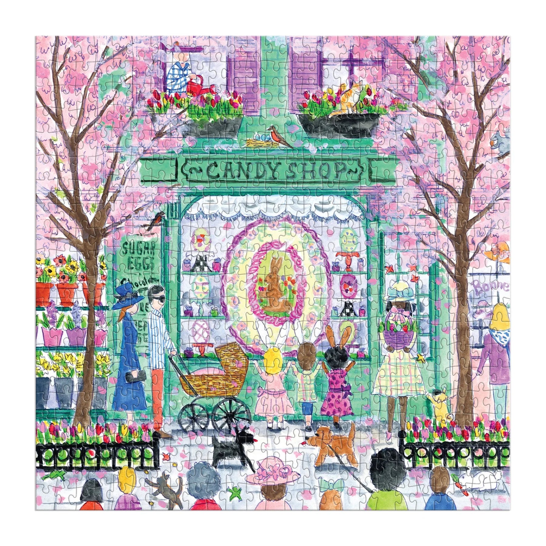 Galison | 500pc Puzzle - Michael Storrings Candy Shop