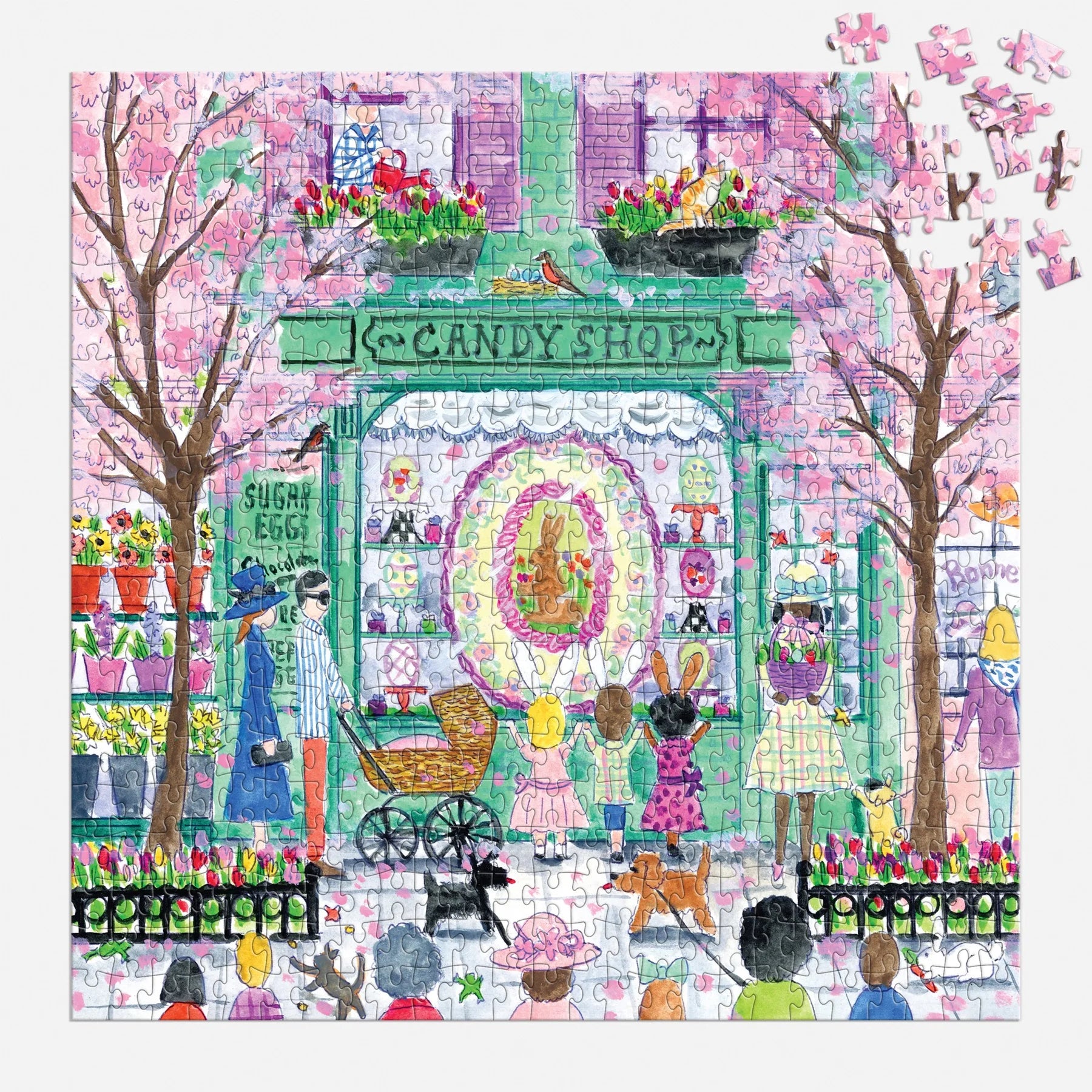 Galison | 500pc Puzzle - Michael Storrings Candy Shop