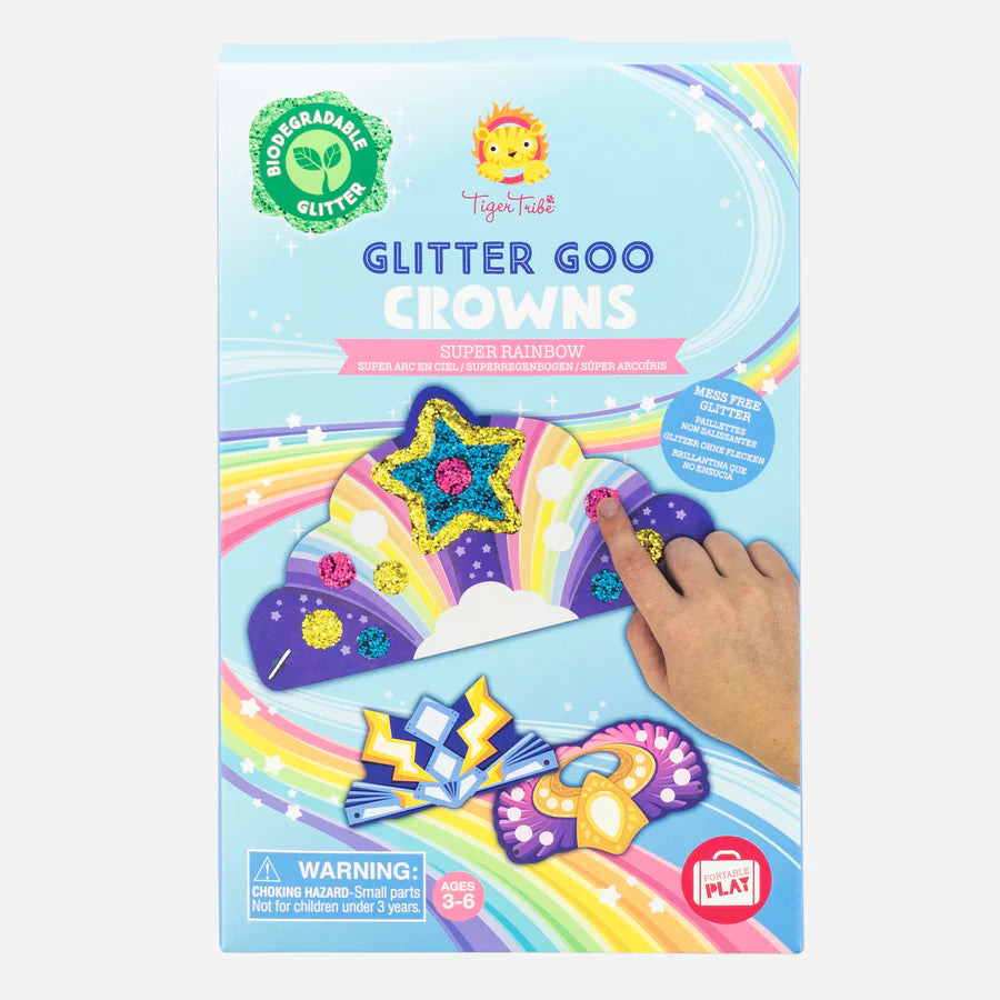 Tiger Tribe | Glitter Goo Super Rainbow - Crowns