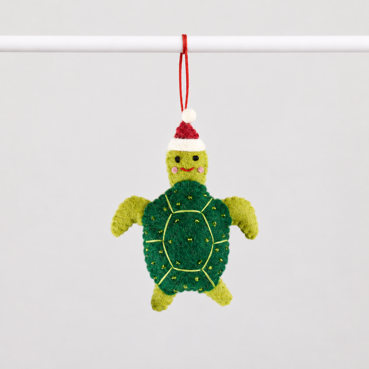 Pashom | Hanging Decoration - Beaded Turtle