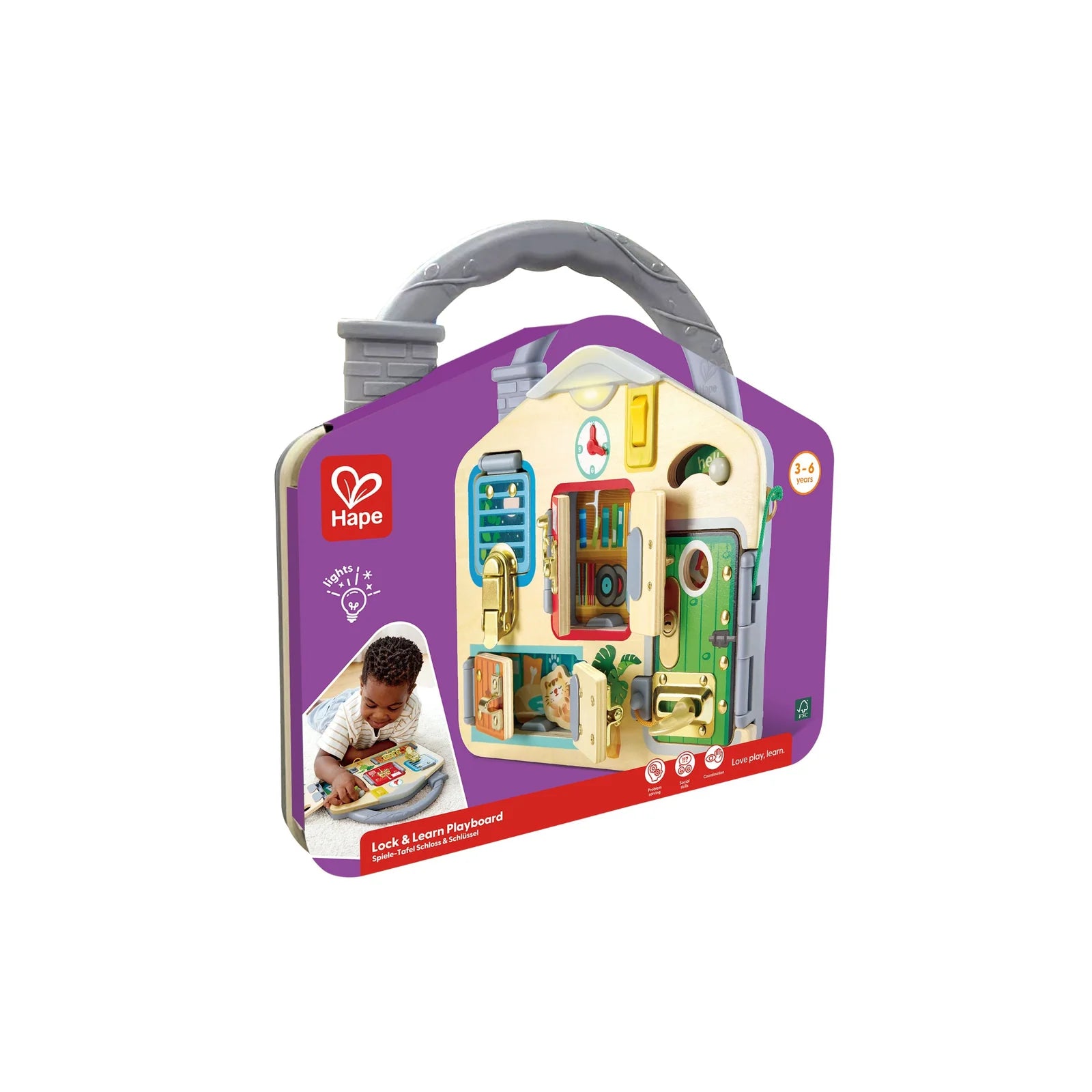 Hape | Lock & Learn Playboard
