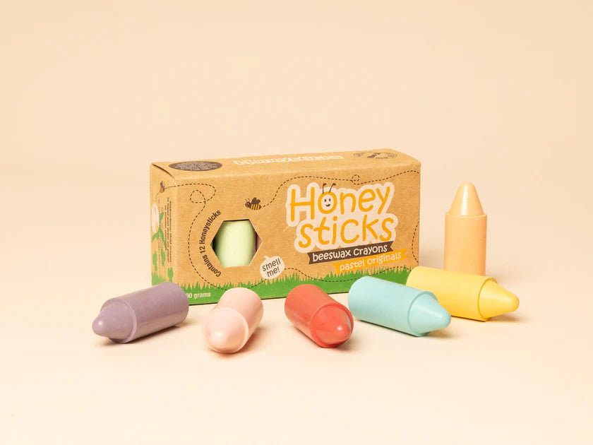 Honeysticks | Beeswax Crayons - Originals Pastel - 12pk