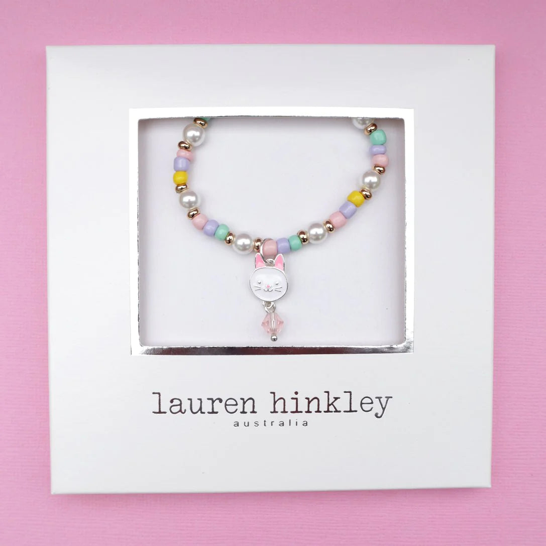 Lauren Hinkley | Tea Party Bunny Charm Elastic Bracelet