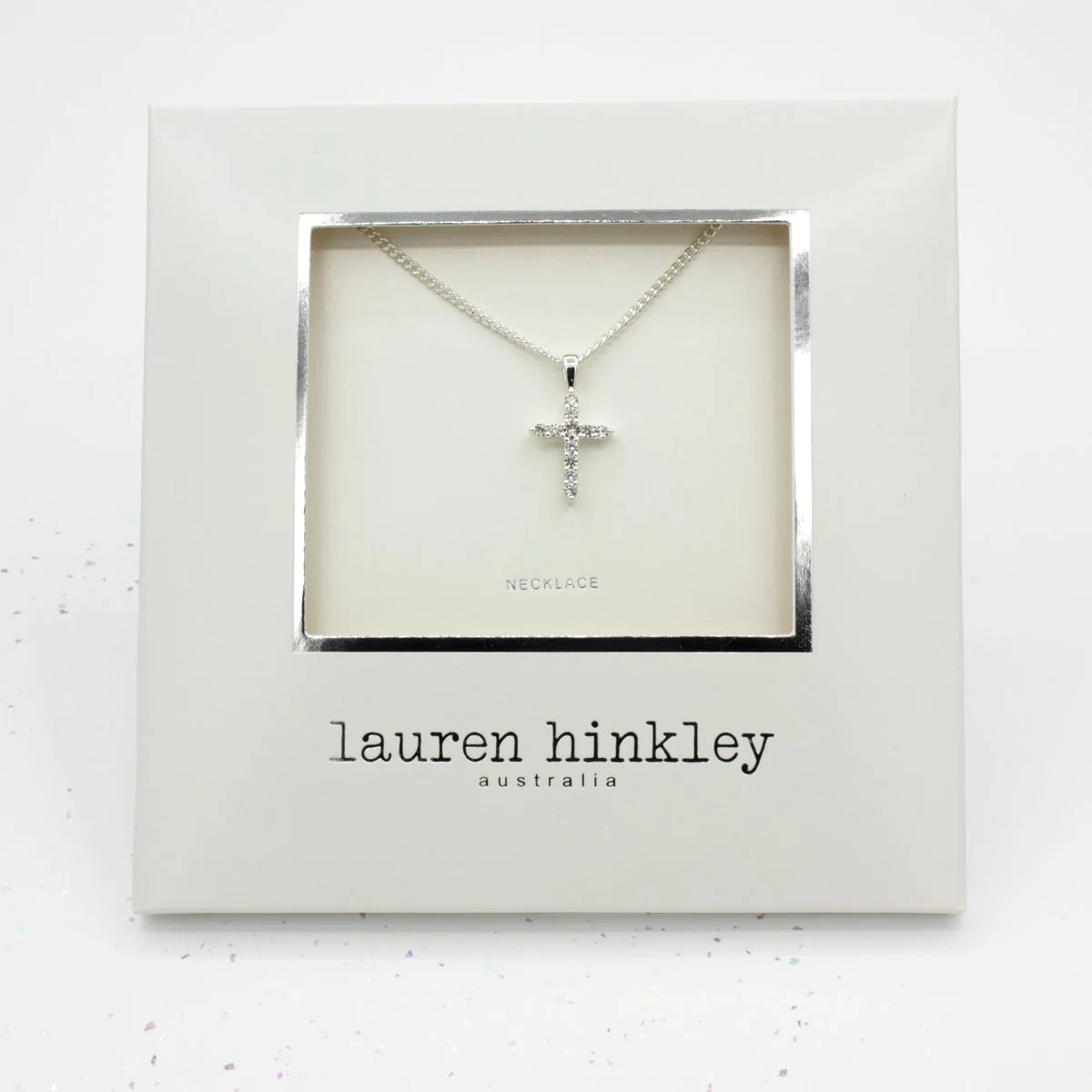 Lauren Hinkley | Diamanté Cross Necklace