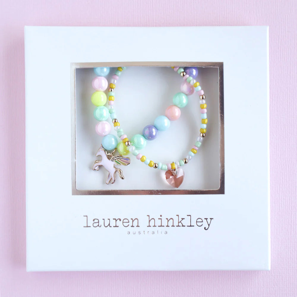Lauren Hinkley | Celestial Unicorn Elastic Bracelet - 2pc