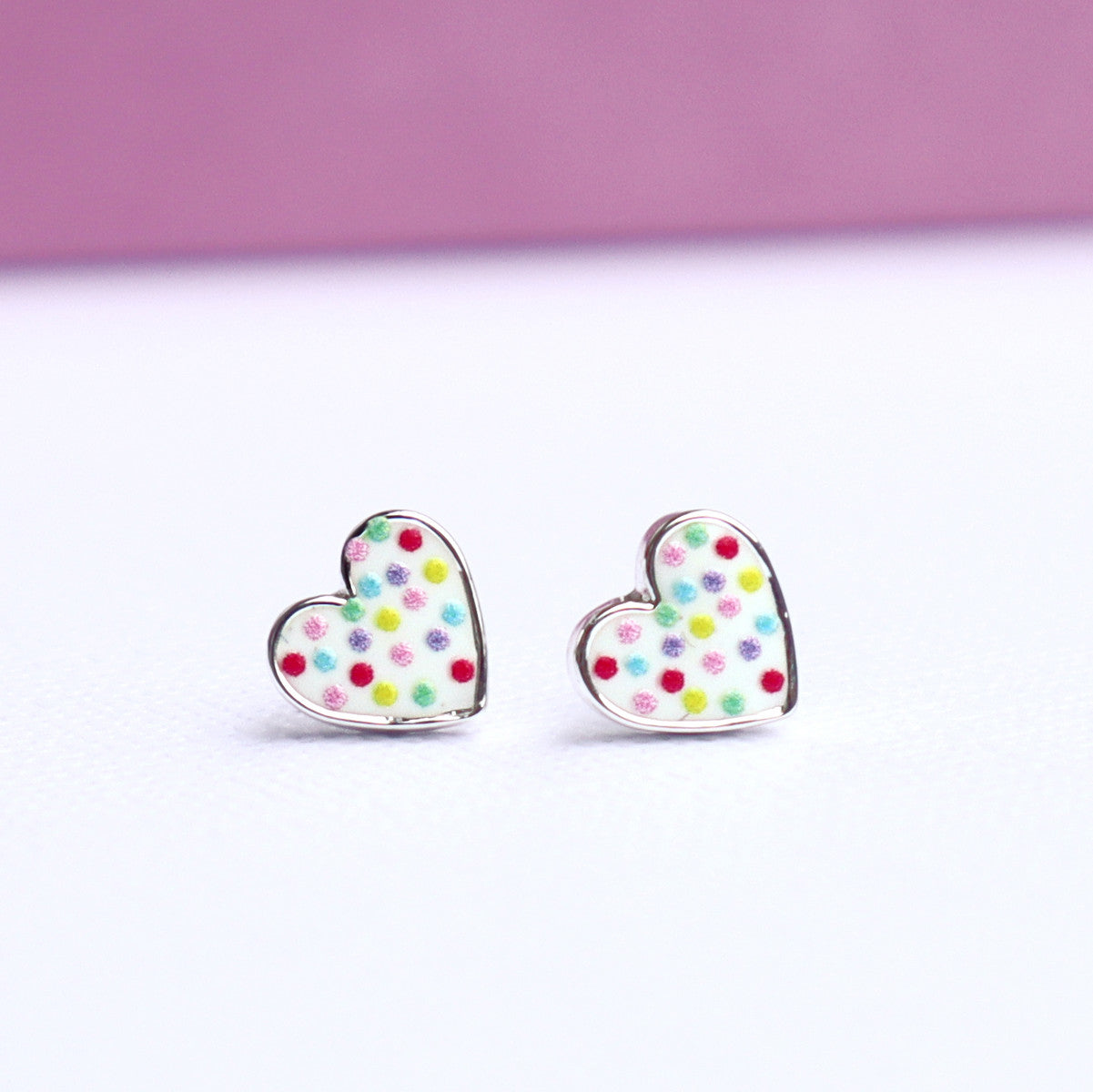 Lauren Hinkley | Confetti Heart Earrings