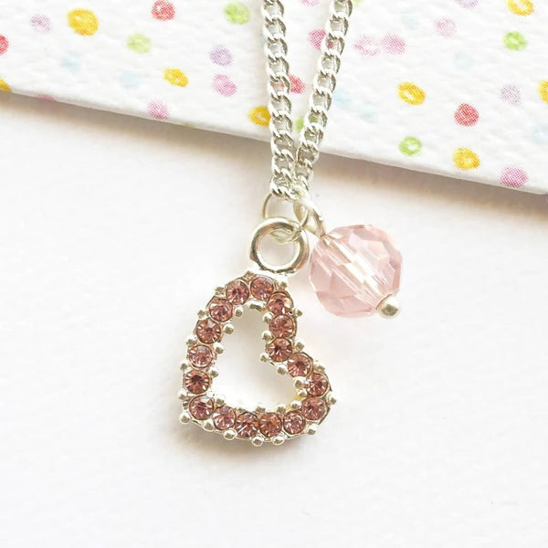 Lauren Hinkley | Diamanté Heart Necklace
