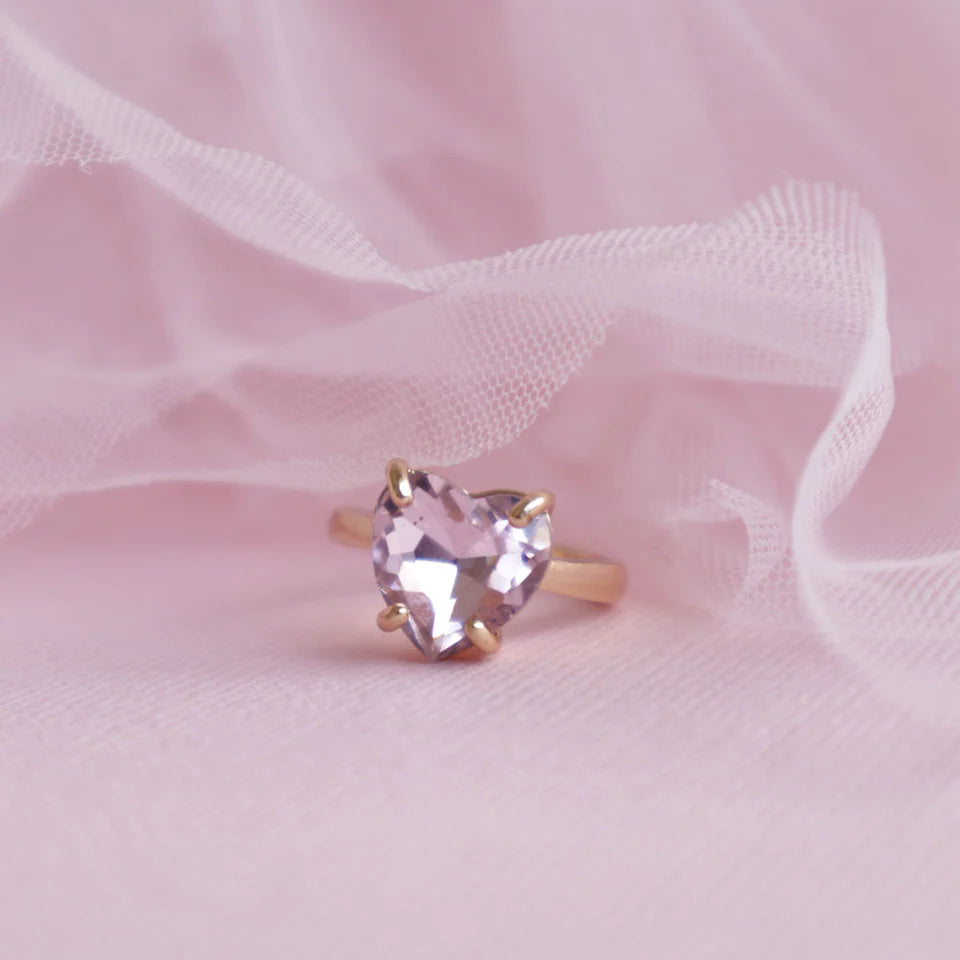 Lauren Hinkley | Crystal Heart Ring