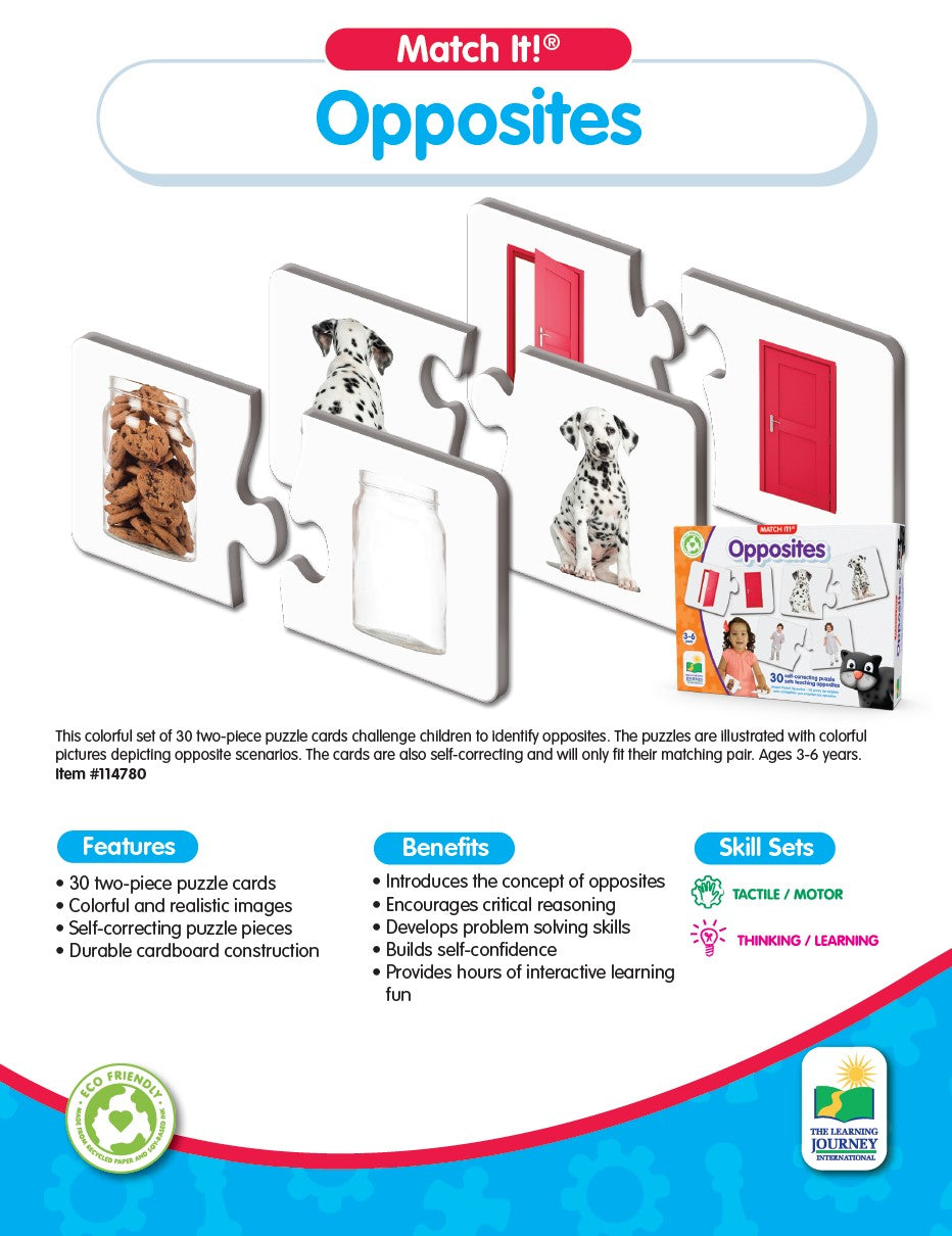 The Learning Journey | Match It! Opposites