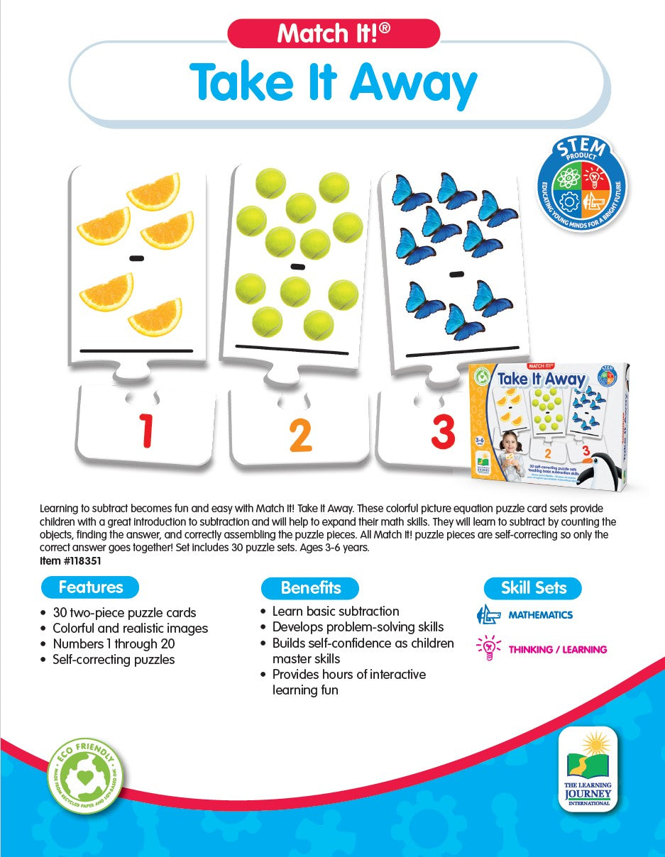 The Learning Journey | Match It! Take It Away