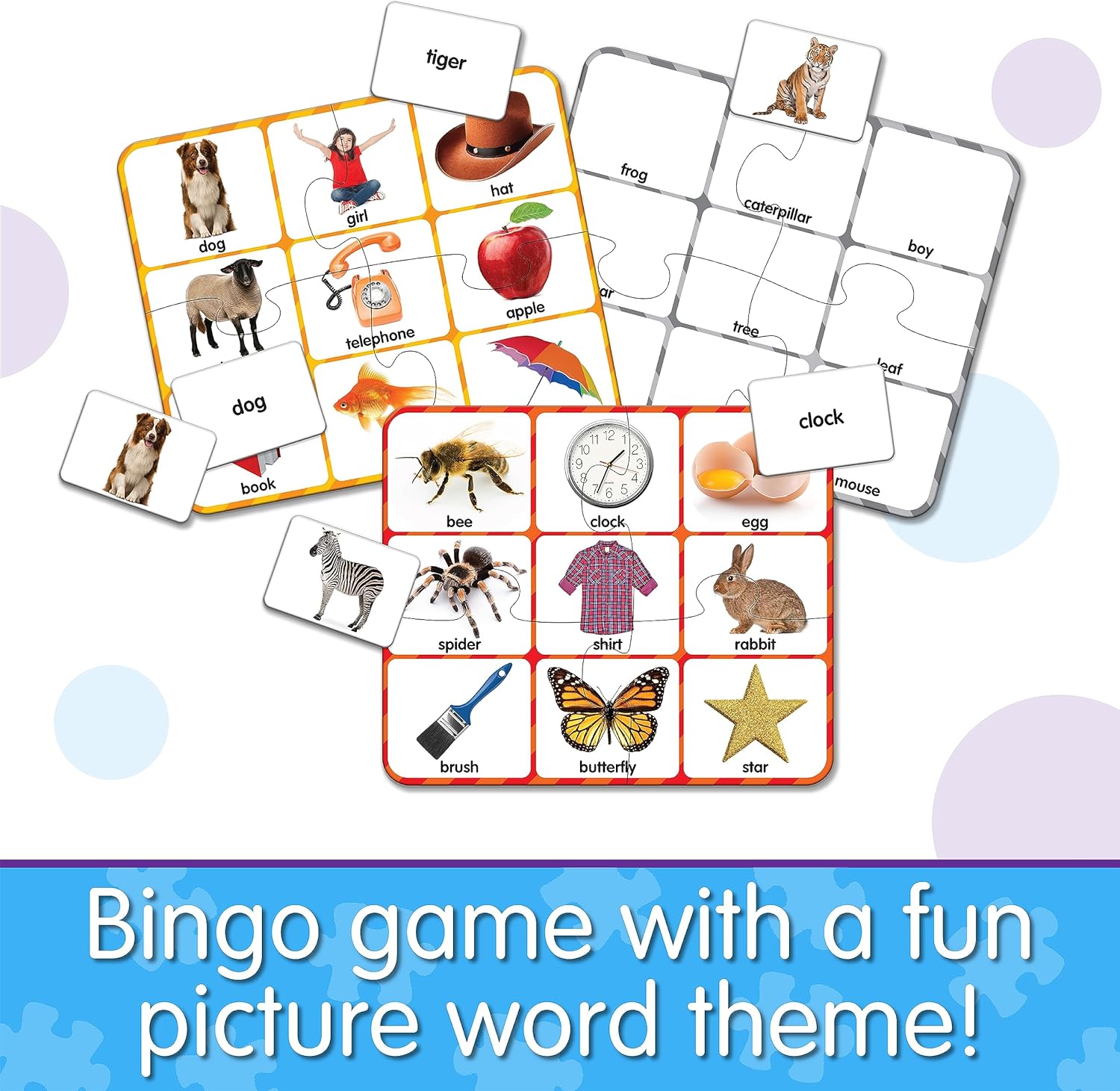 The Learning Journey | Match It! Picture Word Bingo