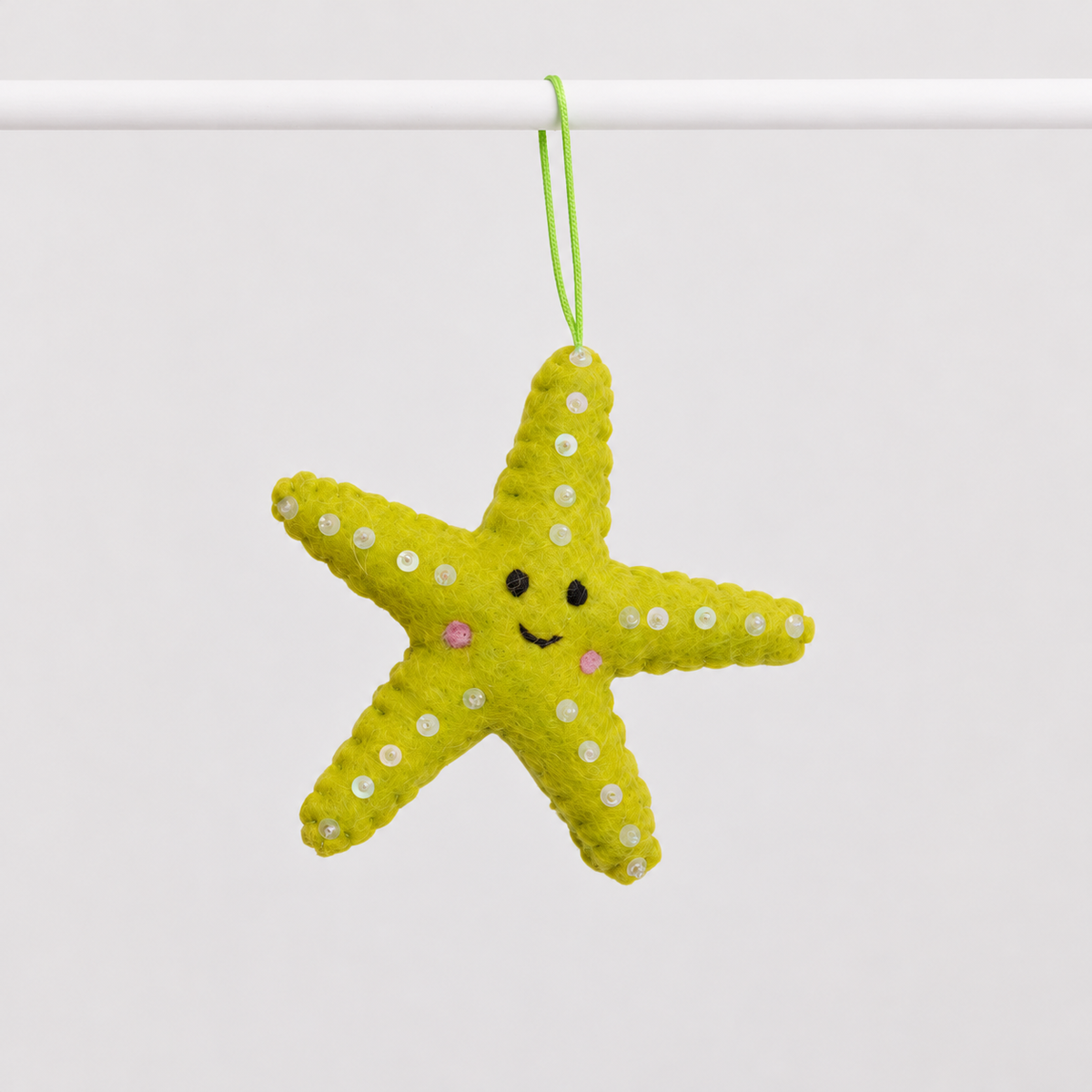 Pashom | Hanging Decoration - Green Starfish
