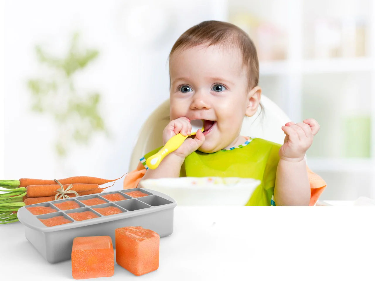 Melii | Silicone Baby Food Freezer Tray