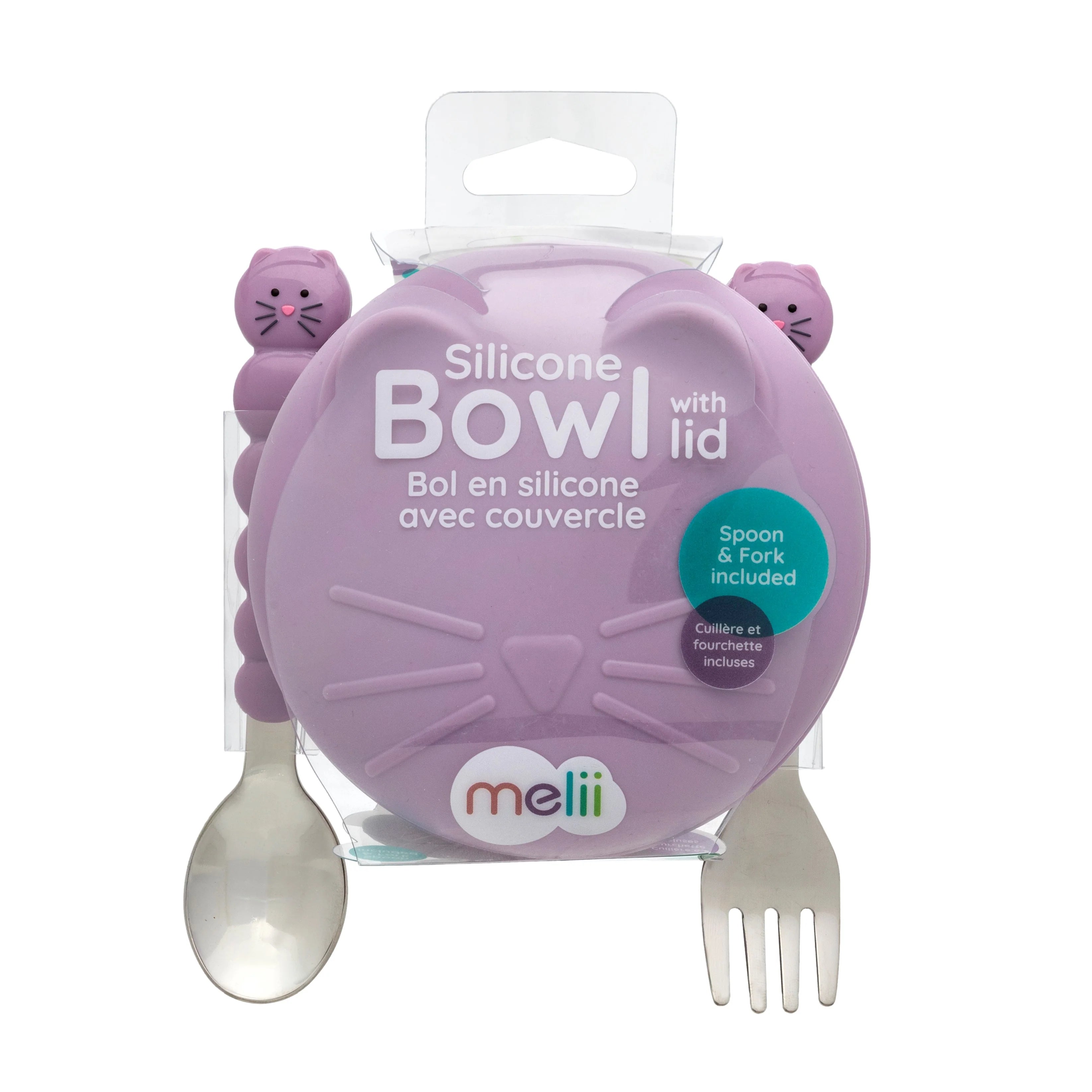 Melii | Silicone Bowl with Lid and Utensils