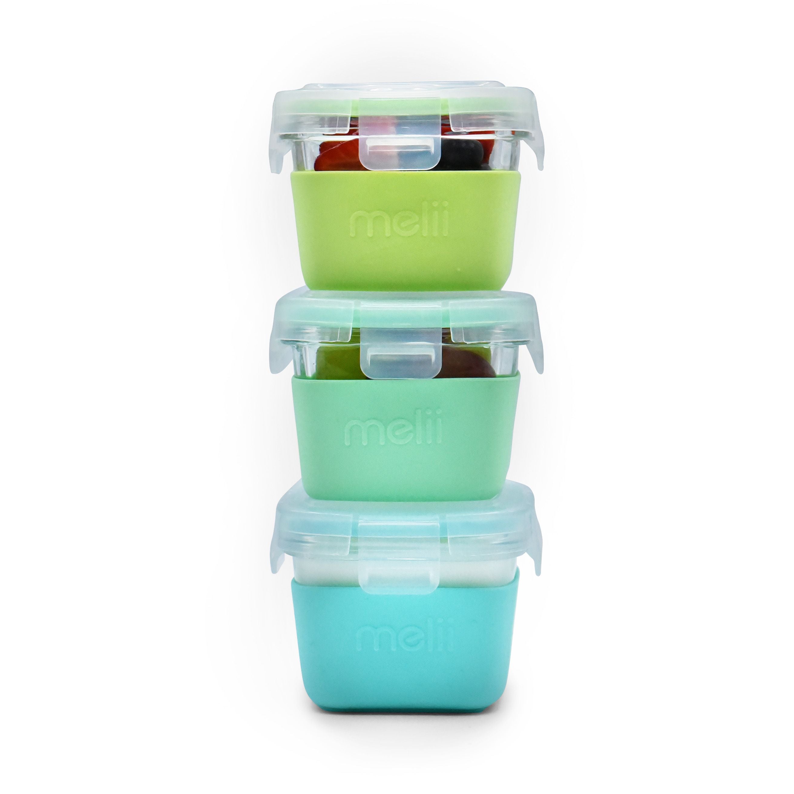 Melii | Glass Containers Silicone Sleeve - 3pk