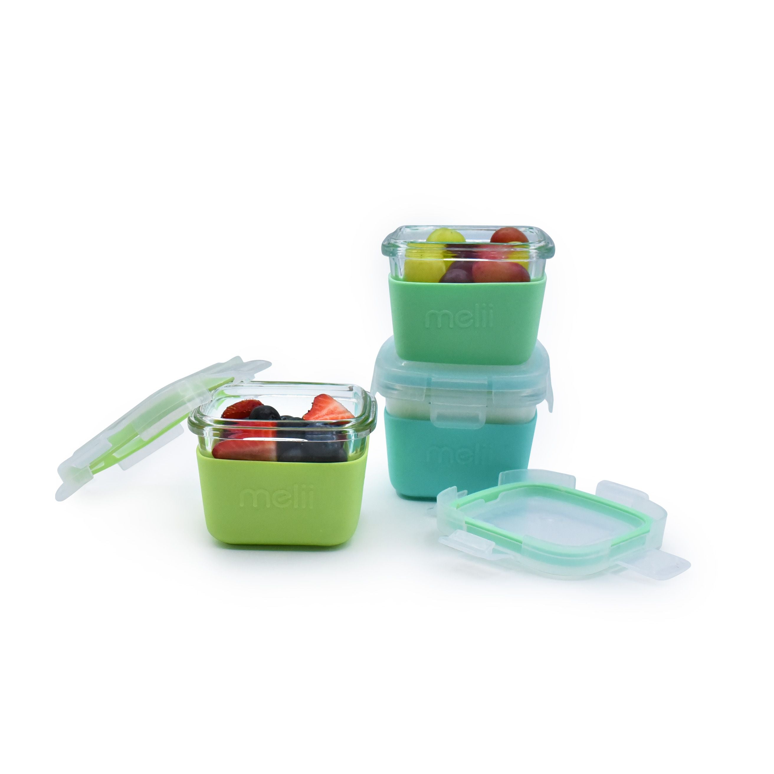 Melii | Glass Containers Silicone Sleeve - 3pk