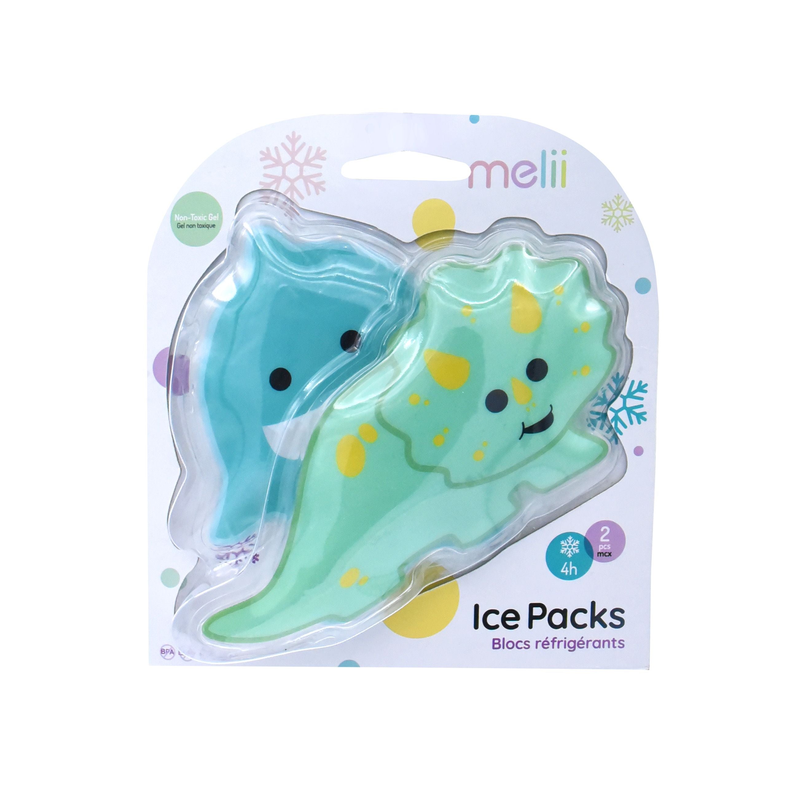 Melii | Gel Ice Pack - Dino & Shark