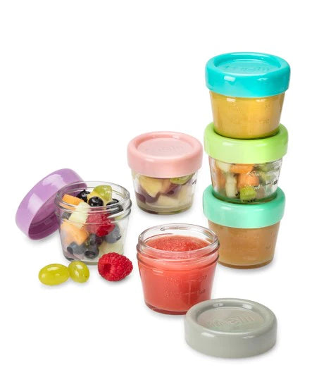 Melii | Glass Food Container 6pk - 4oz