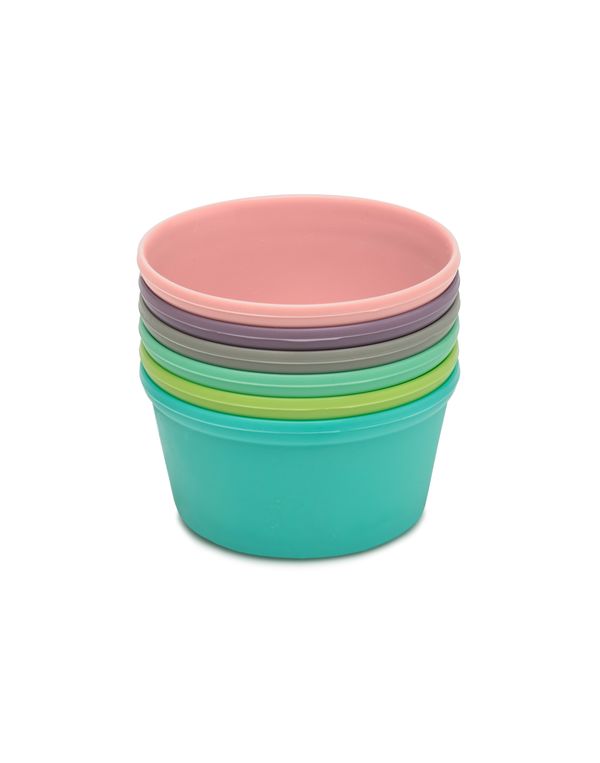 Melii | Silicone Food Cups 6pc - Rainbow