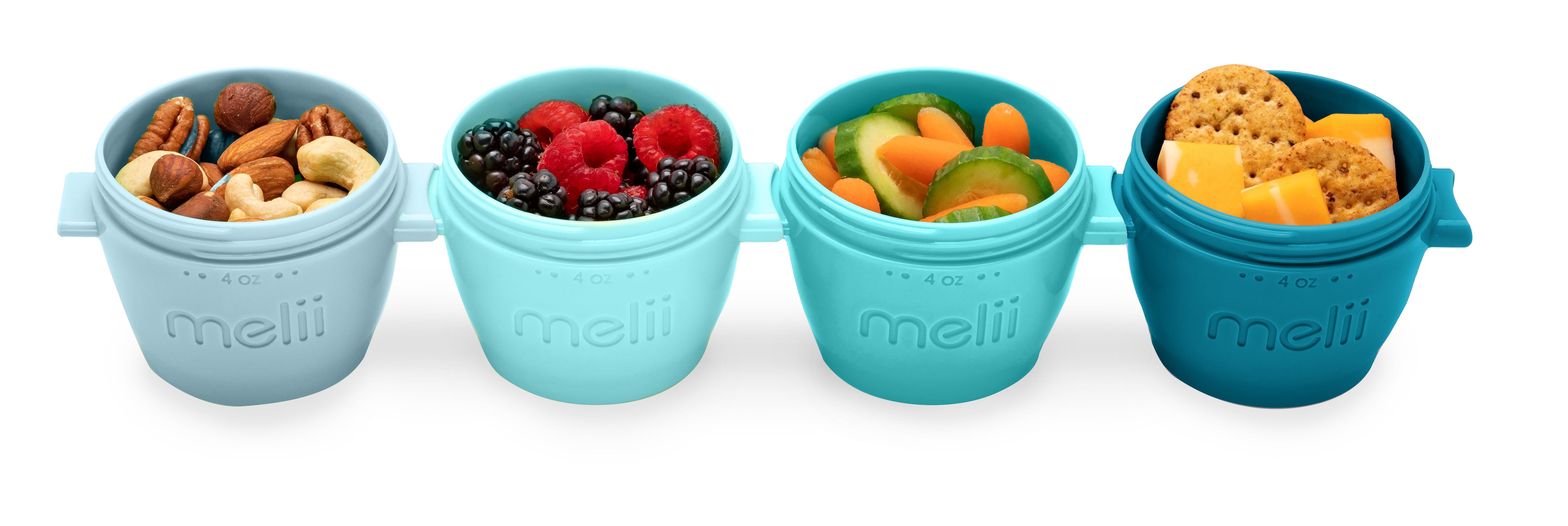 Melii | Snap & Go Pods 4oz - Shark 4pk