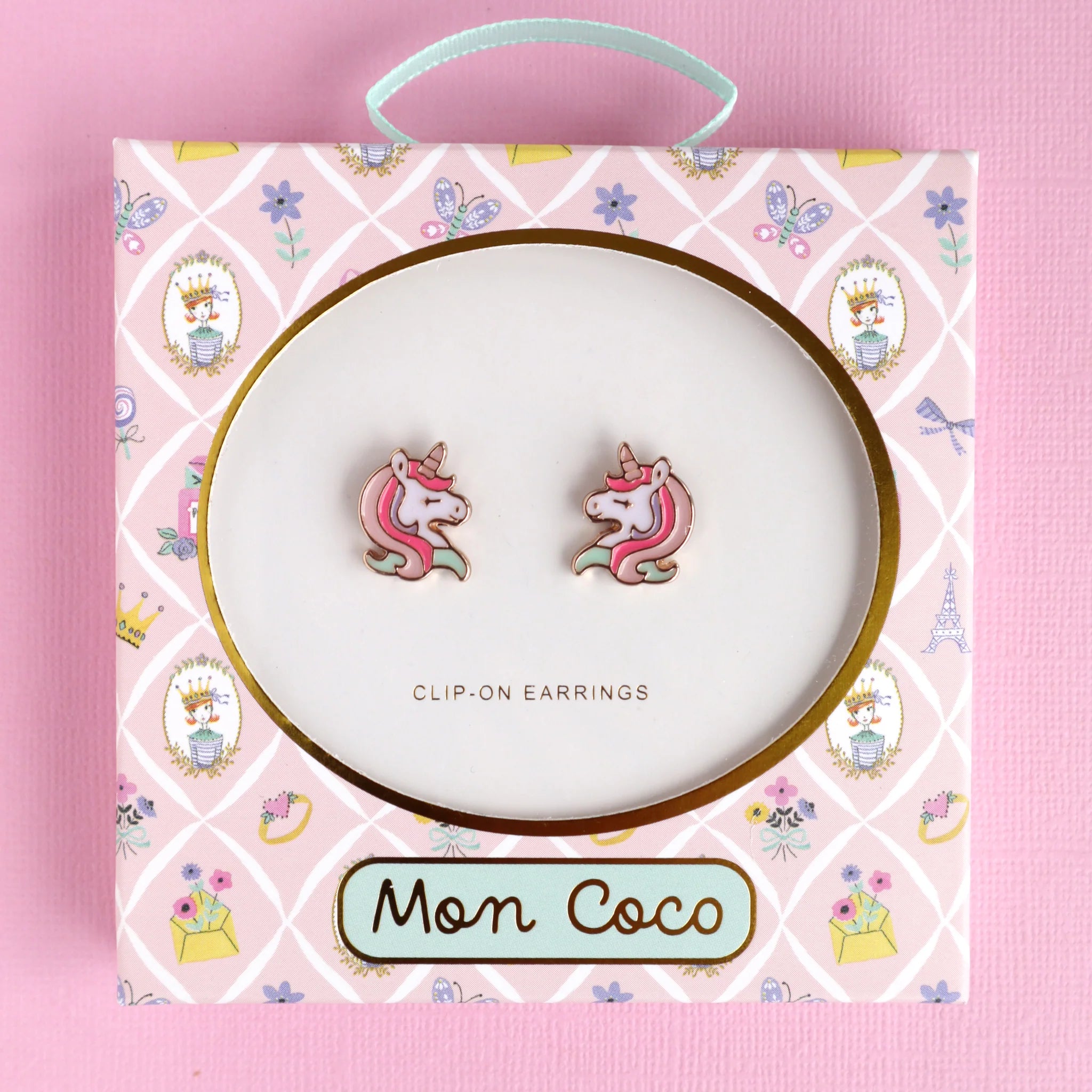 Mon Coco | Clip on Earrings - Unicorn Shimmer