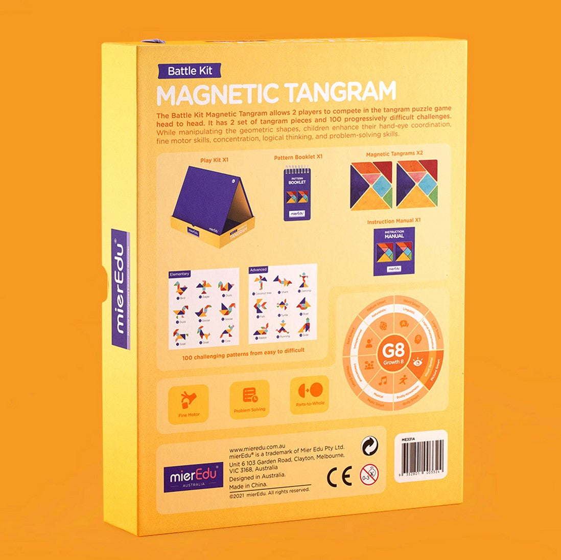 mierEdu | Magnetic Tangram - Battle Kit