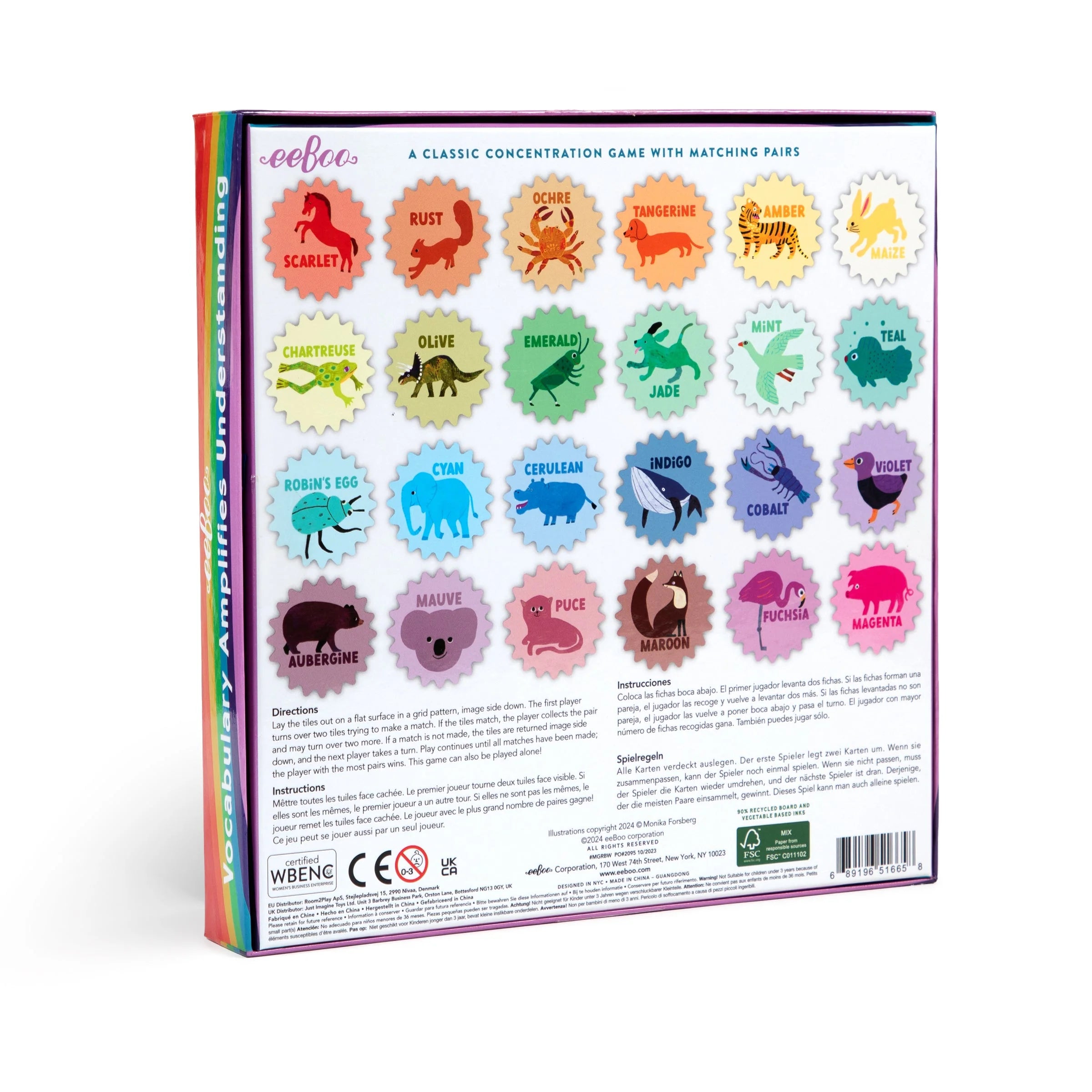 eeBoo | Rainbow Memory - Matching Game