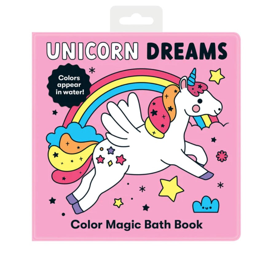 Mud Puppy | Magic Colour Bath Book - Unicorn Dreams
