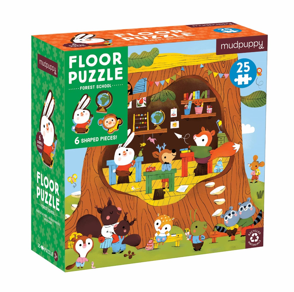 Mud Puppy | 25pc Floor Puzzle - Forest School