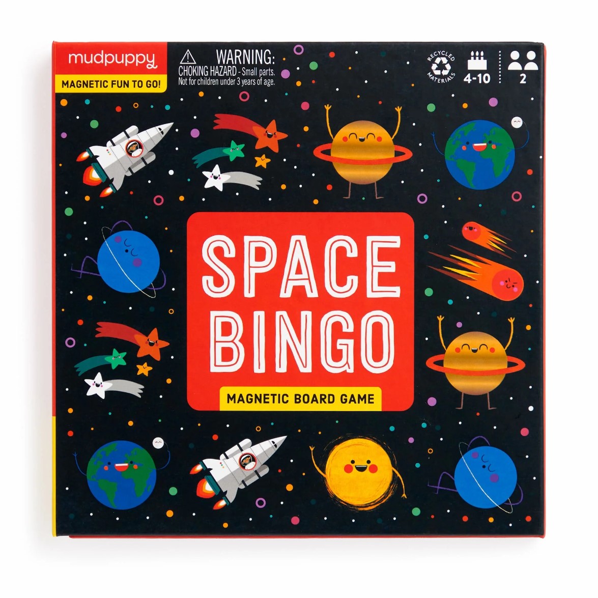 Mud Puppy | Outer Space Bingo Magnetic Board Game