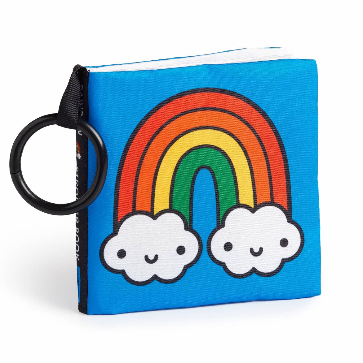 Mud Puppy | Crinkle Fabric Stroller Book - Rainbow World