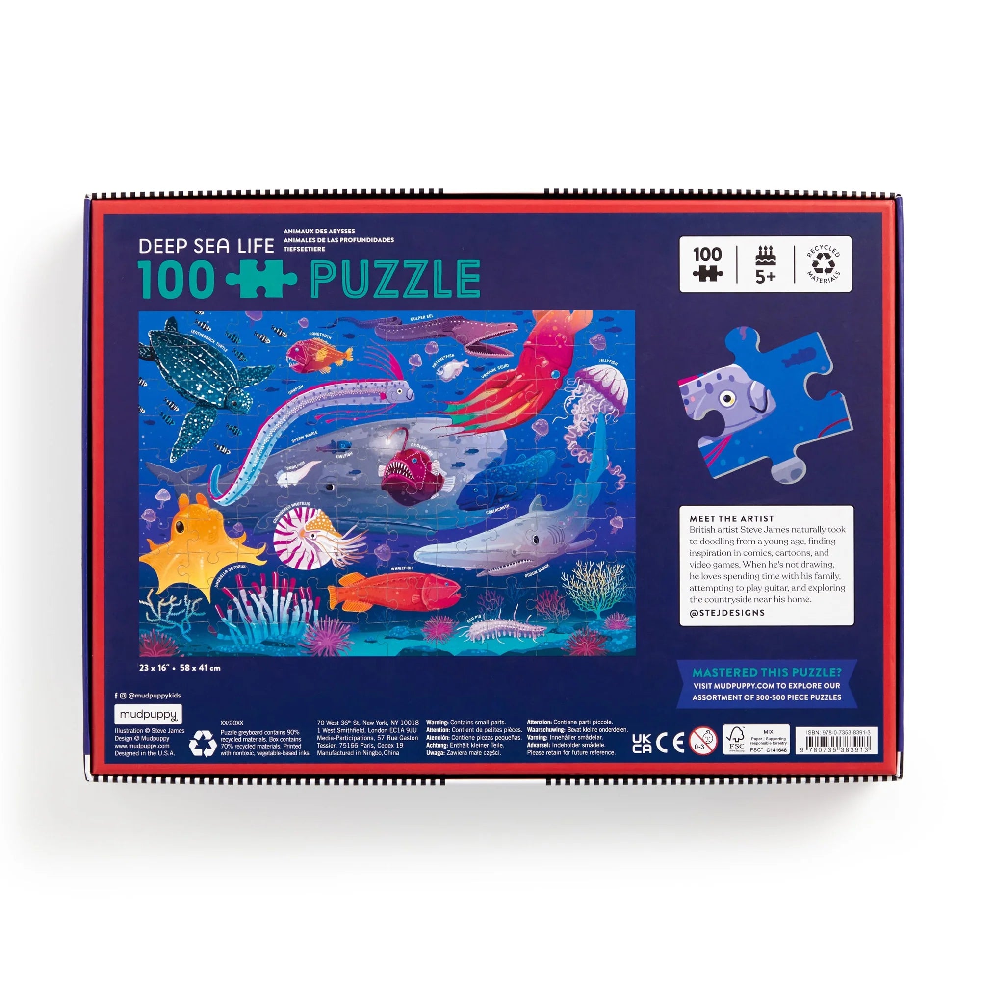 Mud Puppy | 100pc Puzzle - Deep Sea Life