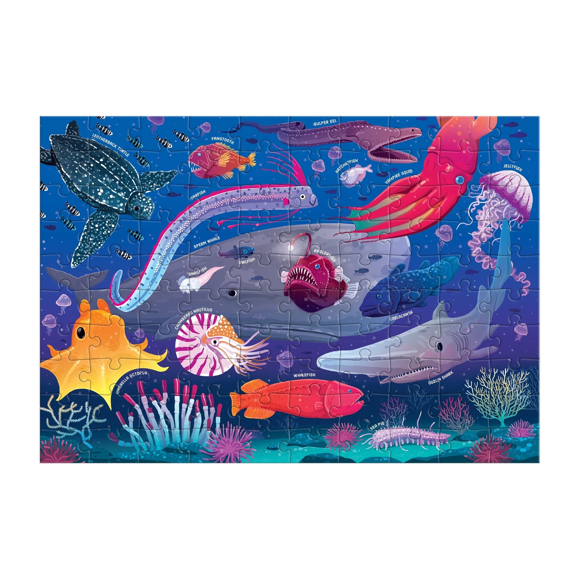 Mud Puppy | 100pc Puzzle - Deep Sea Life