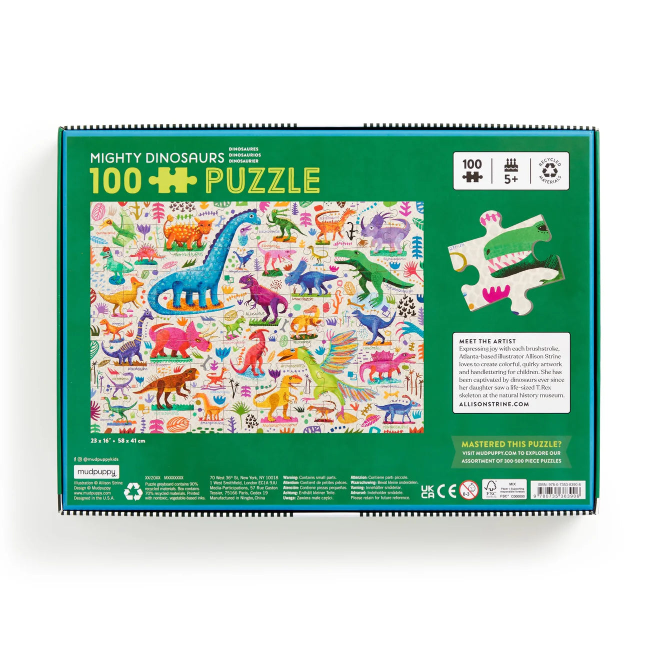 Mud Puppy | 100pc Puzzle - Mighty Dinosaurs