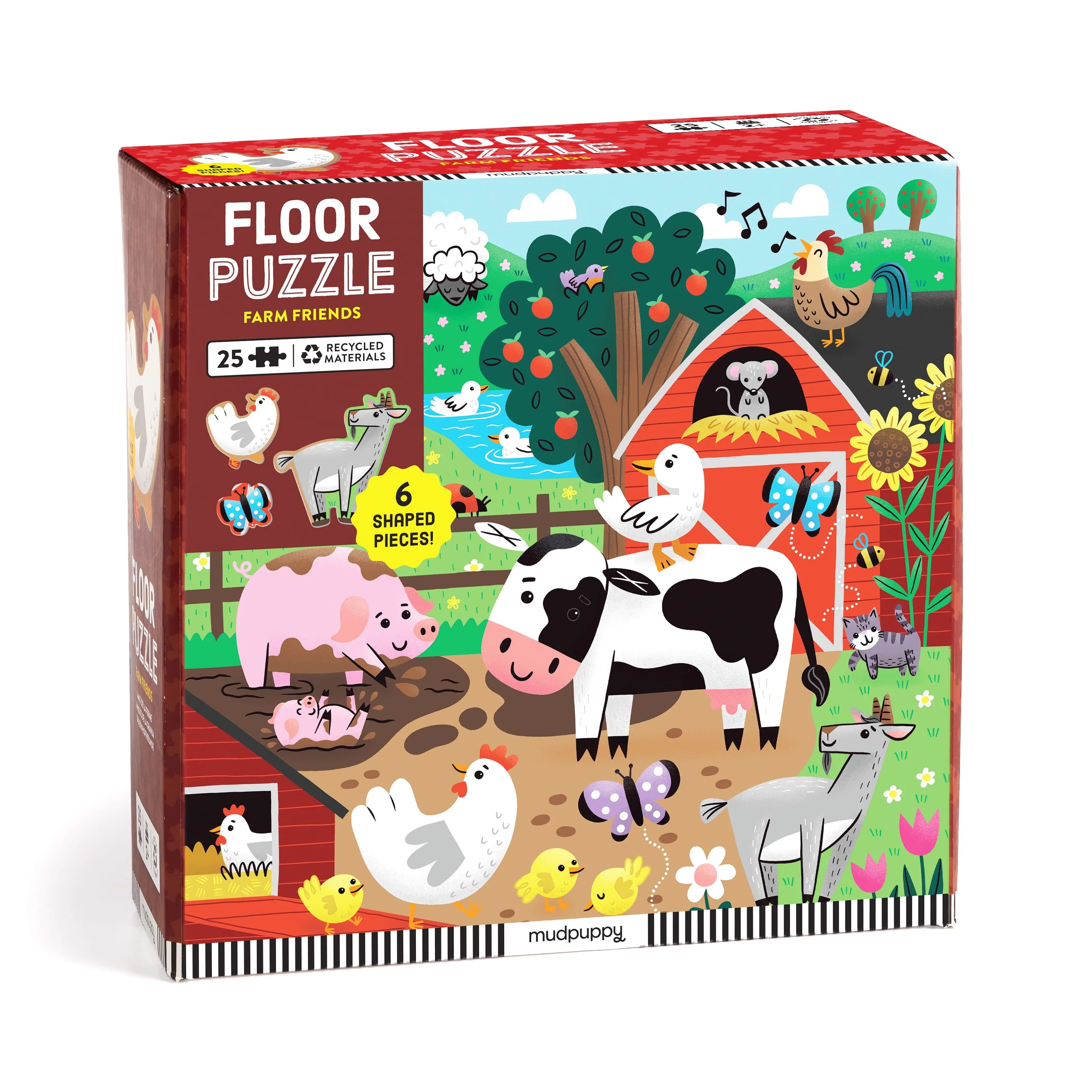 Mud Puppy | 25pc Floor Puzzle - Farm