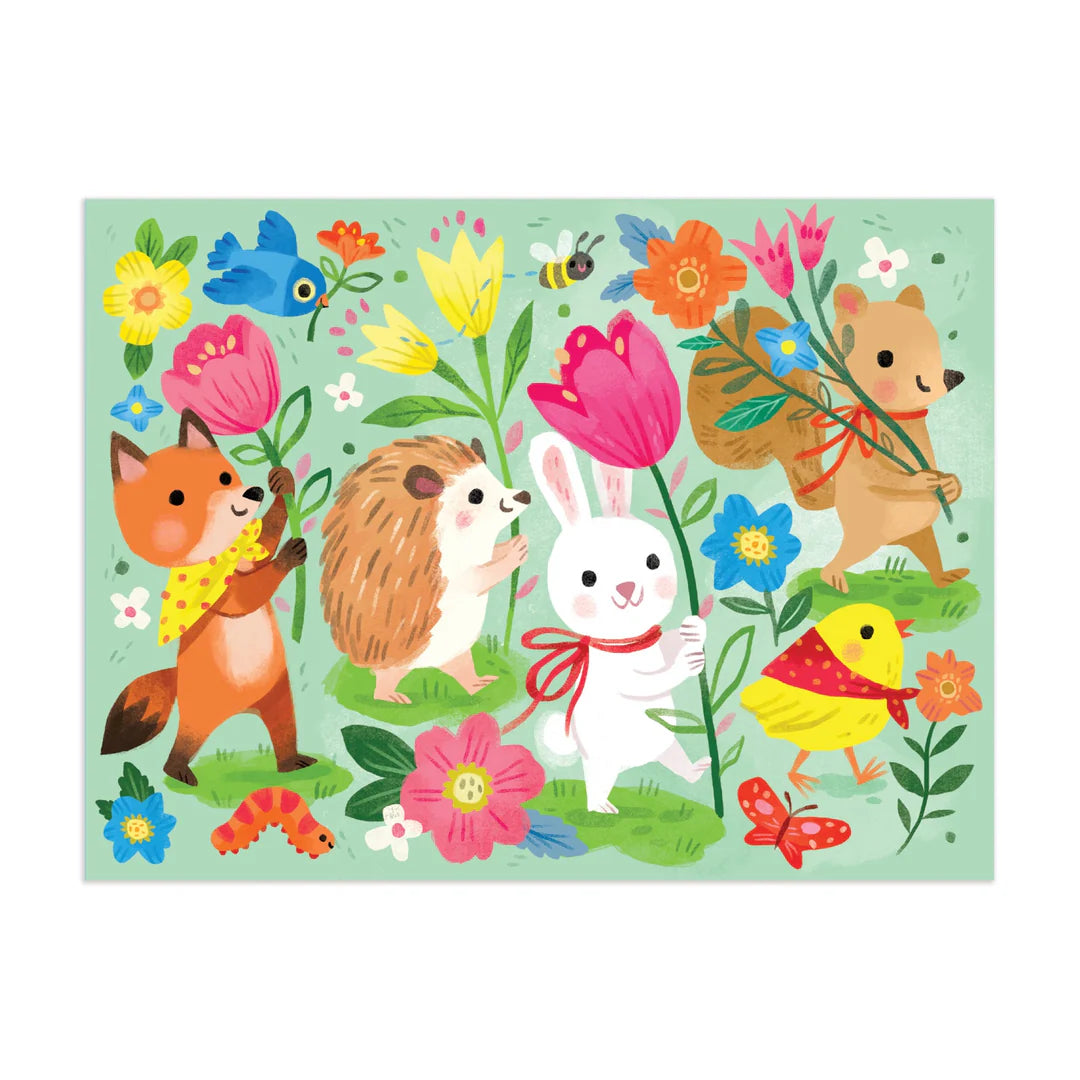 Mud Puppy | 36pc Puzzle to Go - Springtime Parade