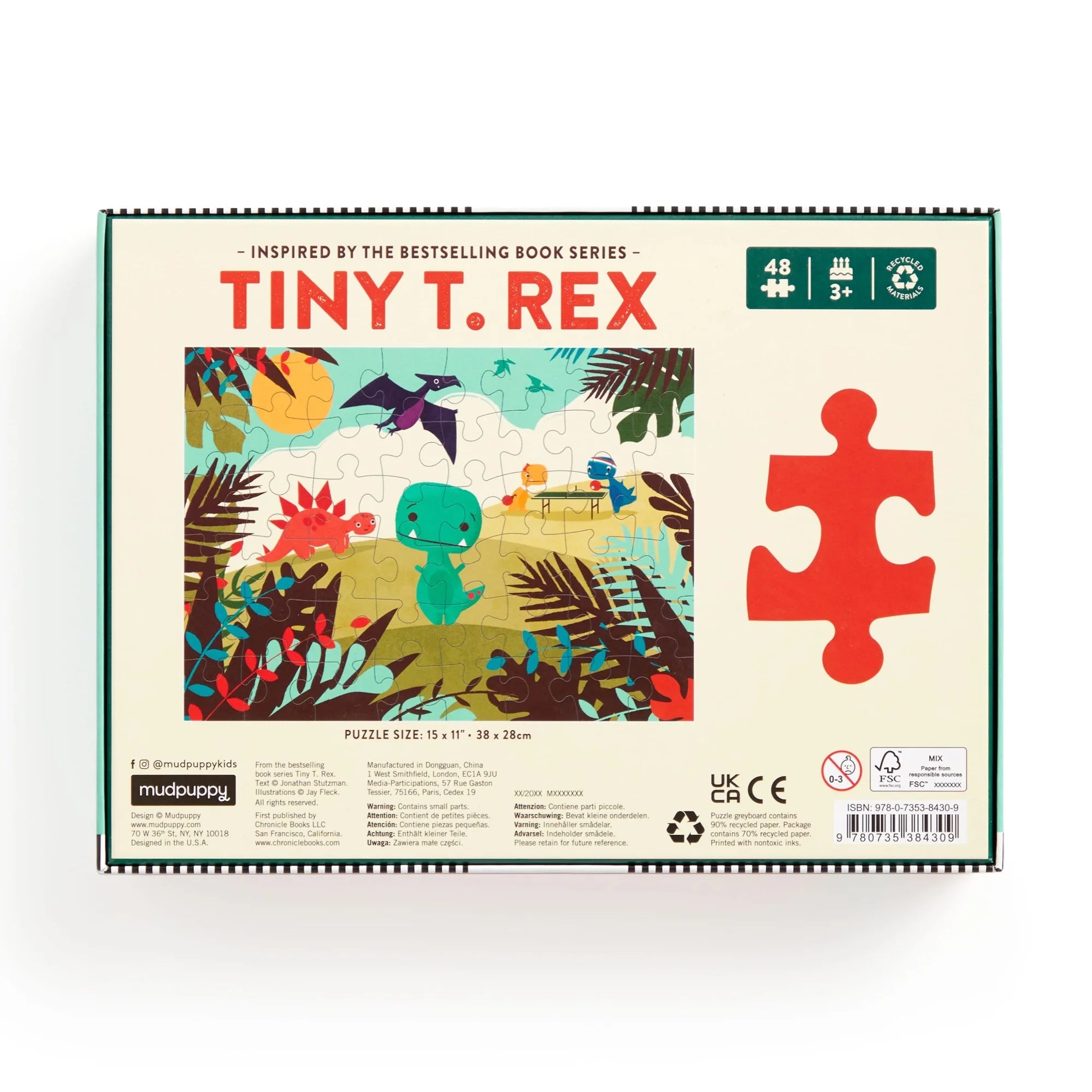 Mud Puppy | Tiny T-Rex - 48pc Puzzle