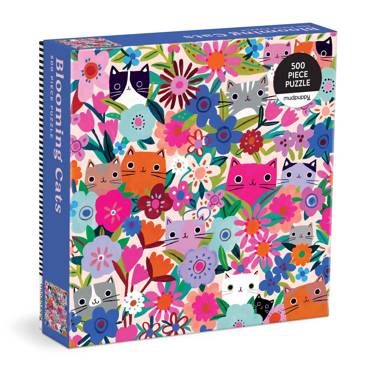 Mud Puppy | 500 Piece Family Puzzle - Blooming Cats