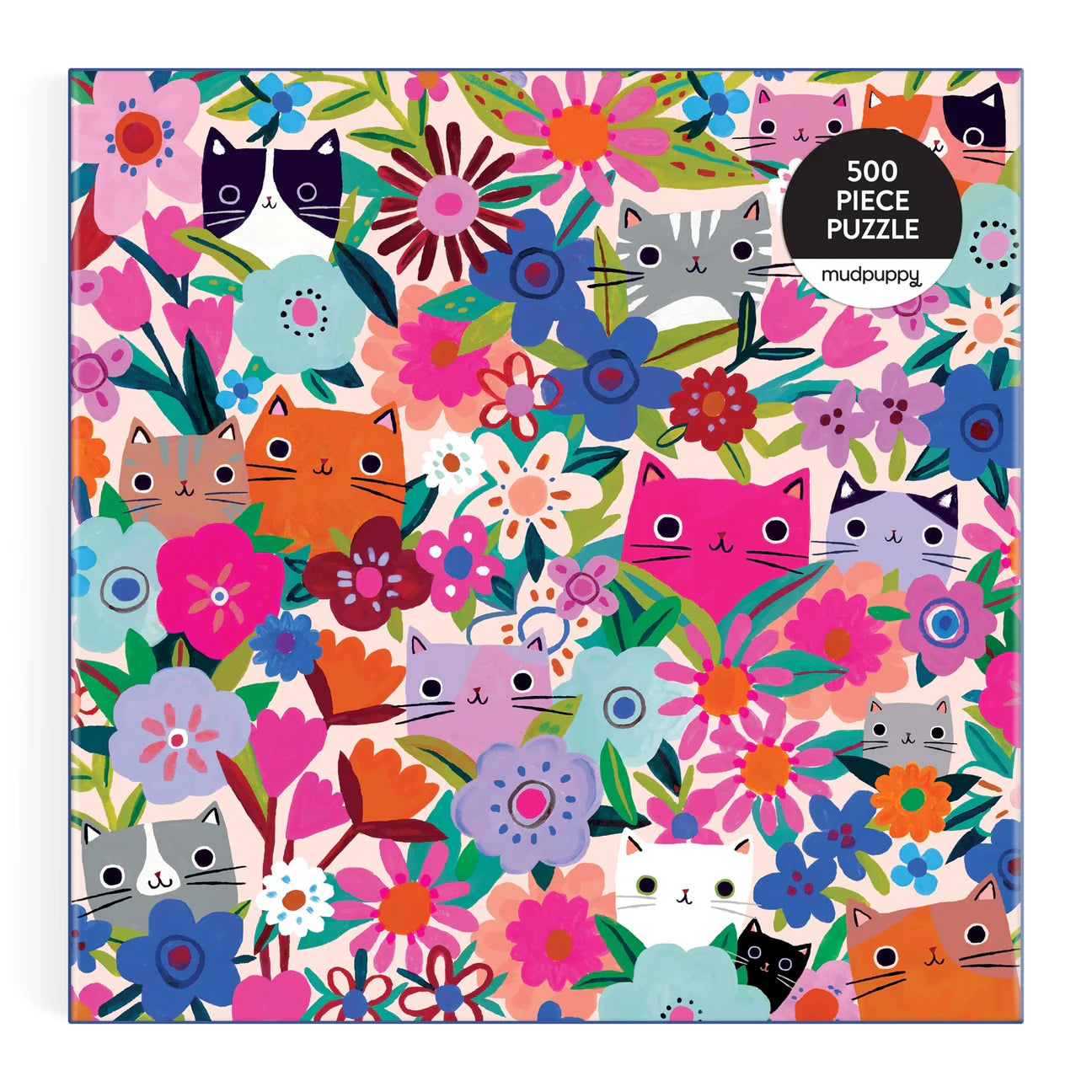 Mud Puppy | 500 Piece Family Puzzle - Blooming Cats