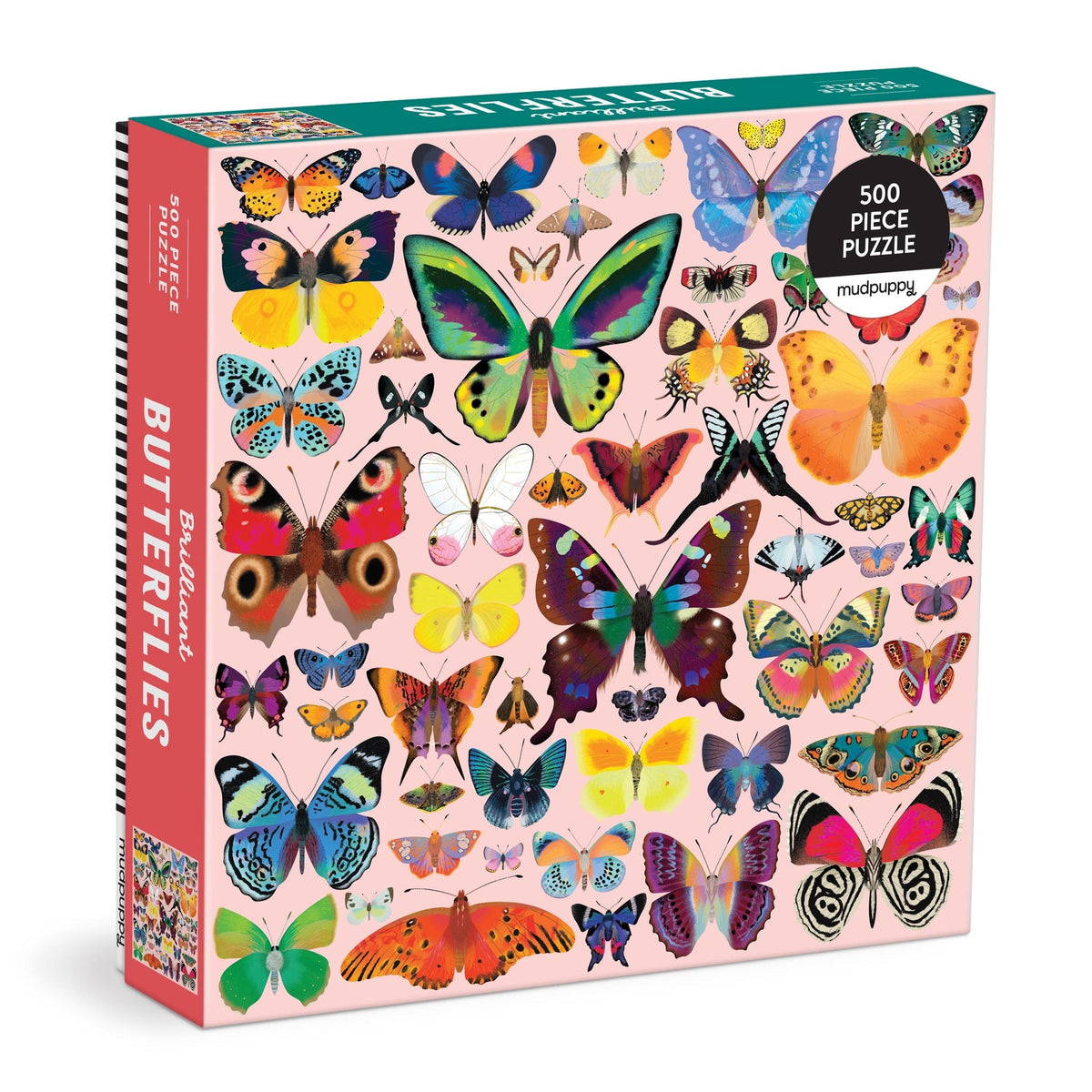 Mud Puppy | Brilliant Butterdlies - 500pc Puzzle