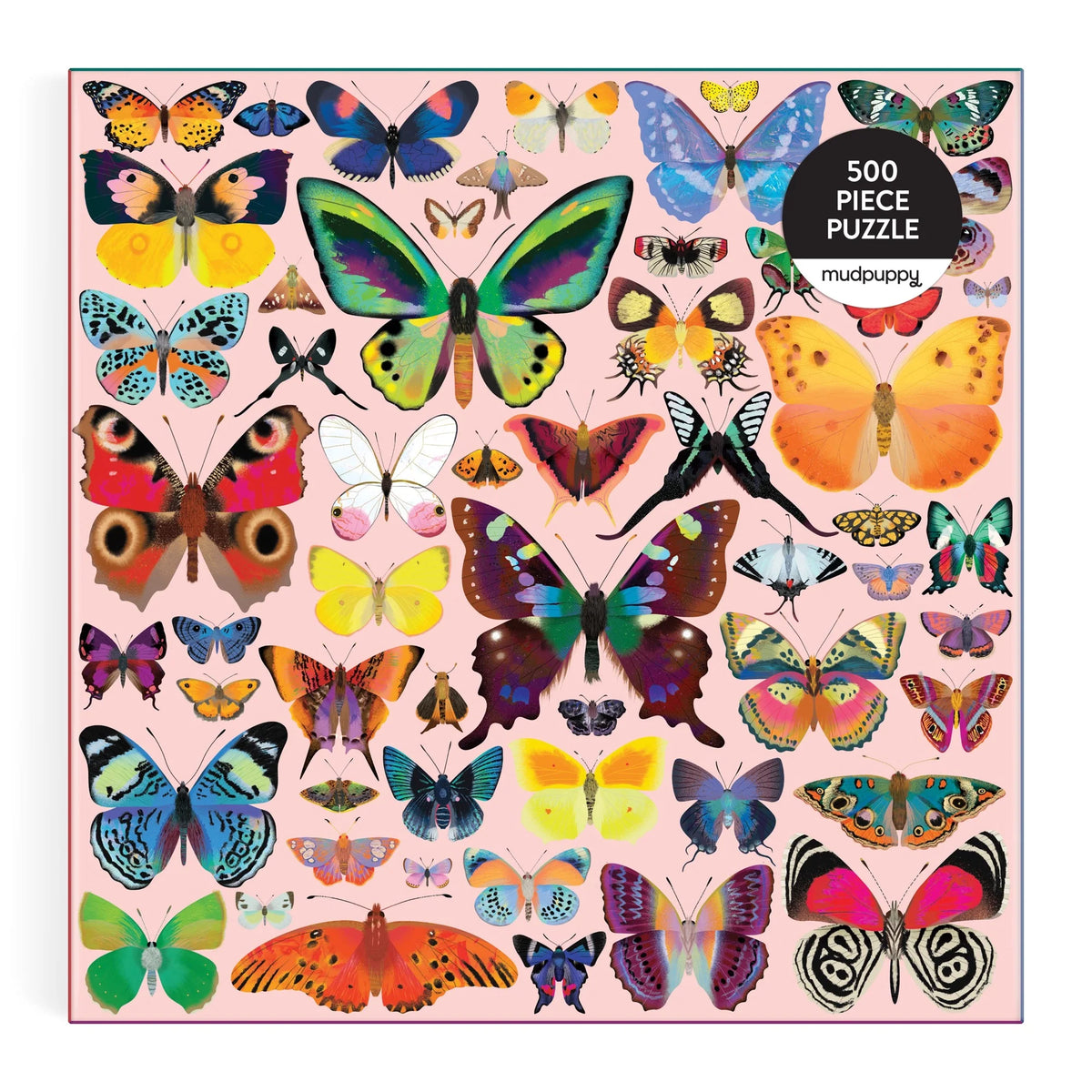 Mud Puppy | Brilliant Butterdlies - 500pc Puzzle