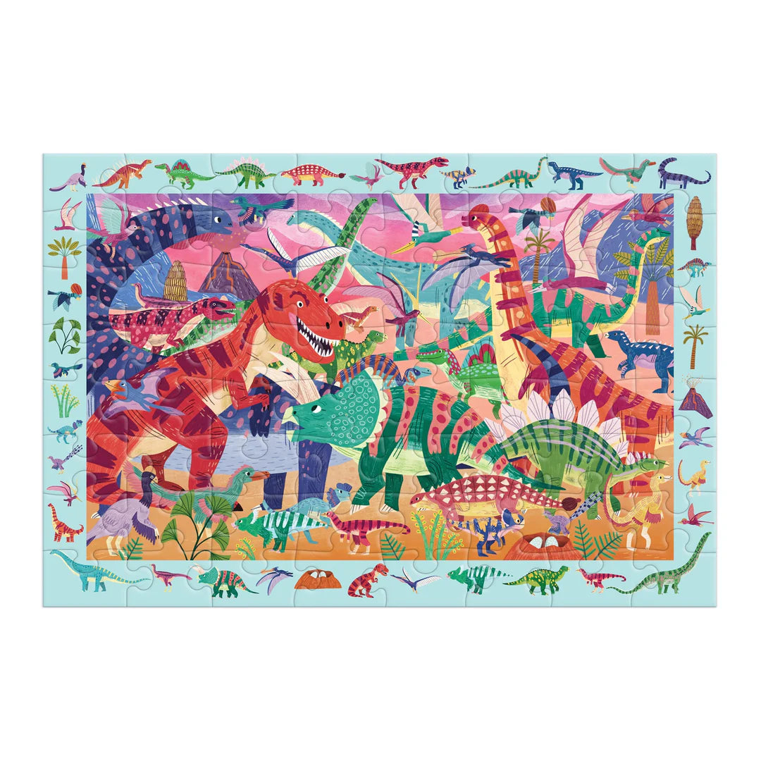 Mud Puppy | Search & Find Puzzle 64pc - Mighty Dinosaur