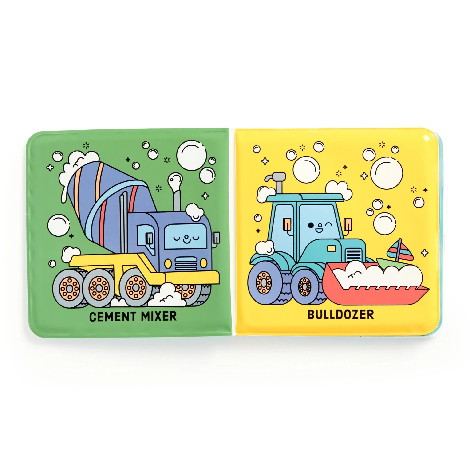 Mud Puppy | Magic Colour Bath Book - I Dig Bubbles!