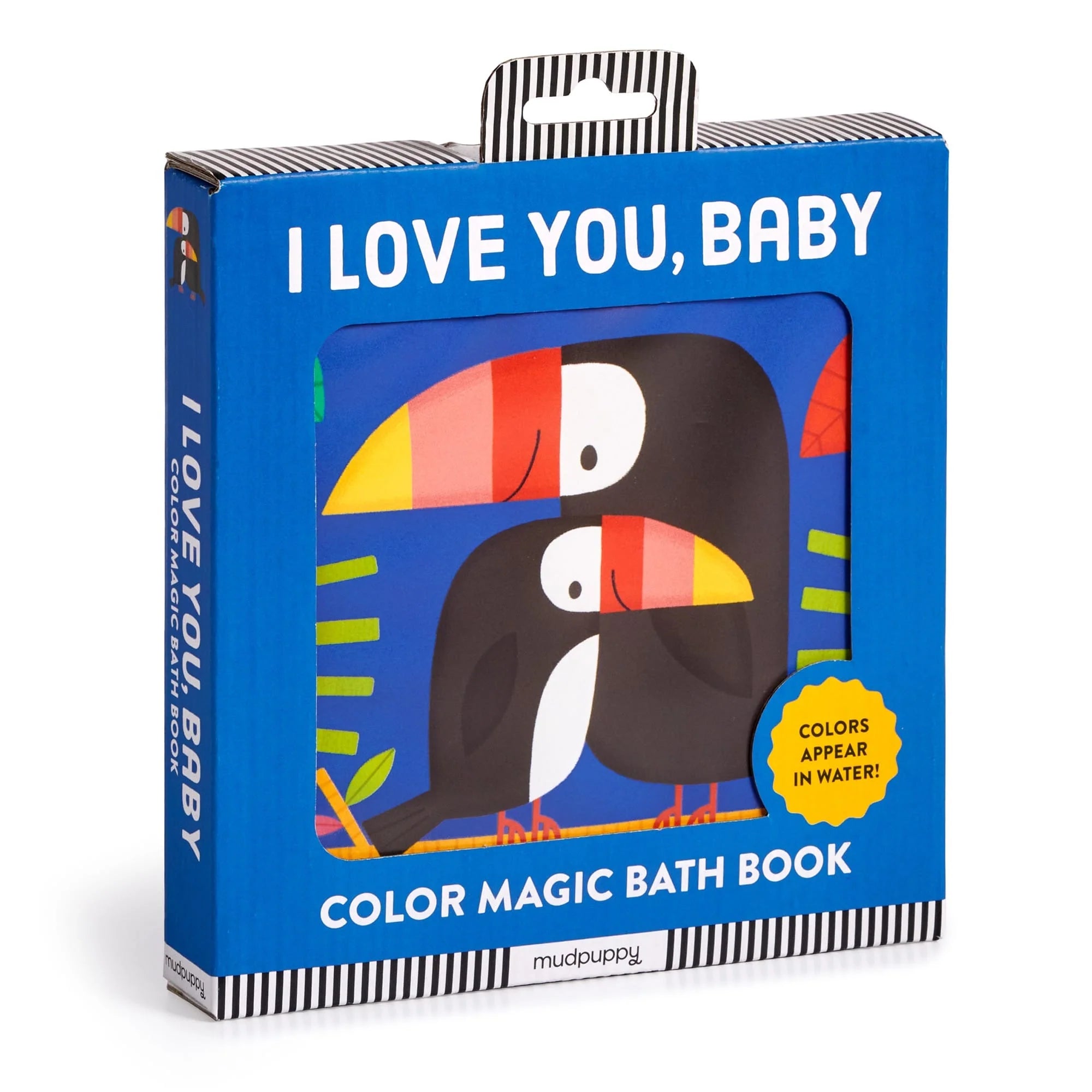 Mud Puppy | Magic Colour Bath Book - I Love You, Baby