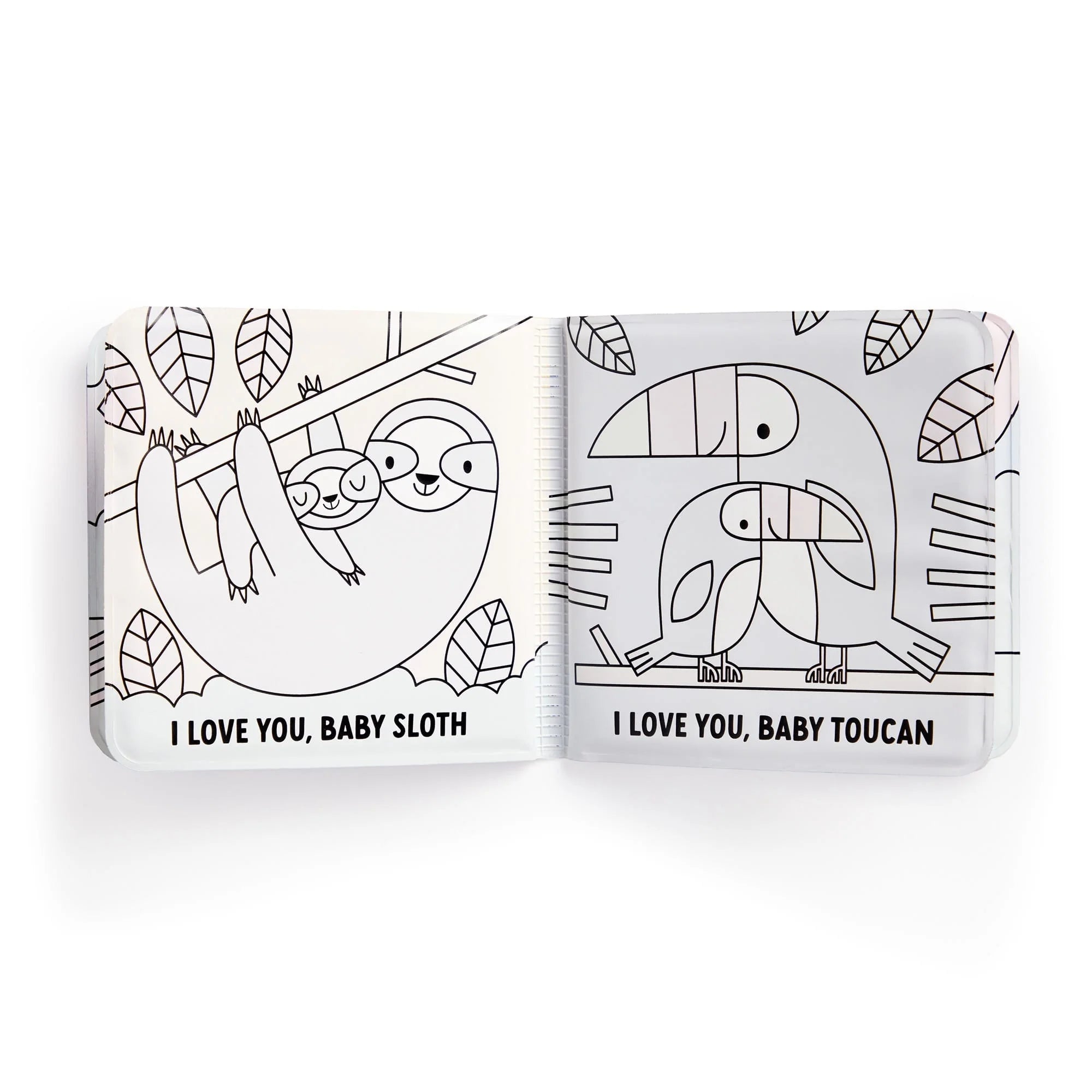Mud Puppy | Magic Colour Bath Book - I Love You, Baby